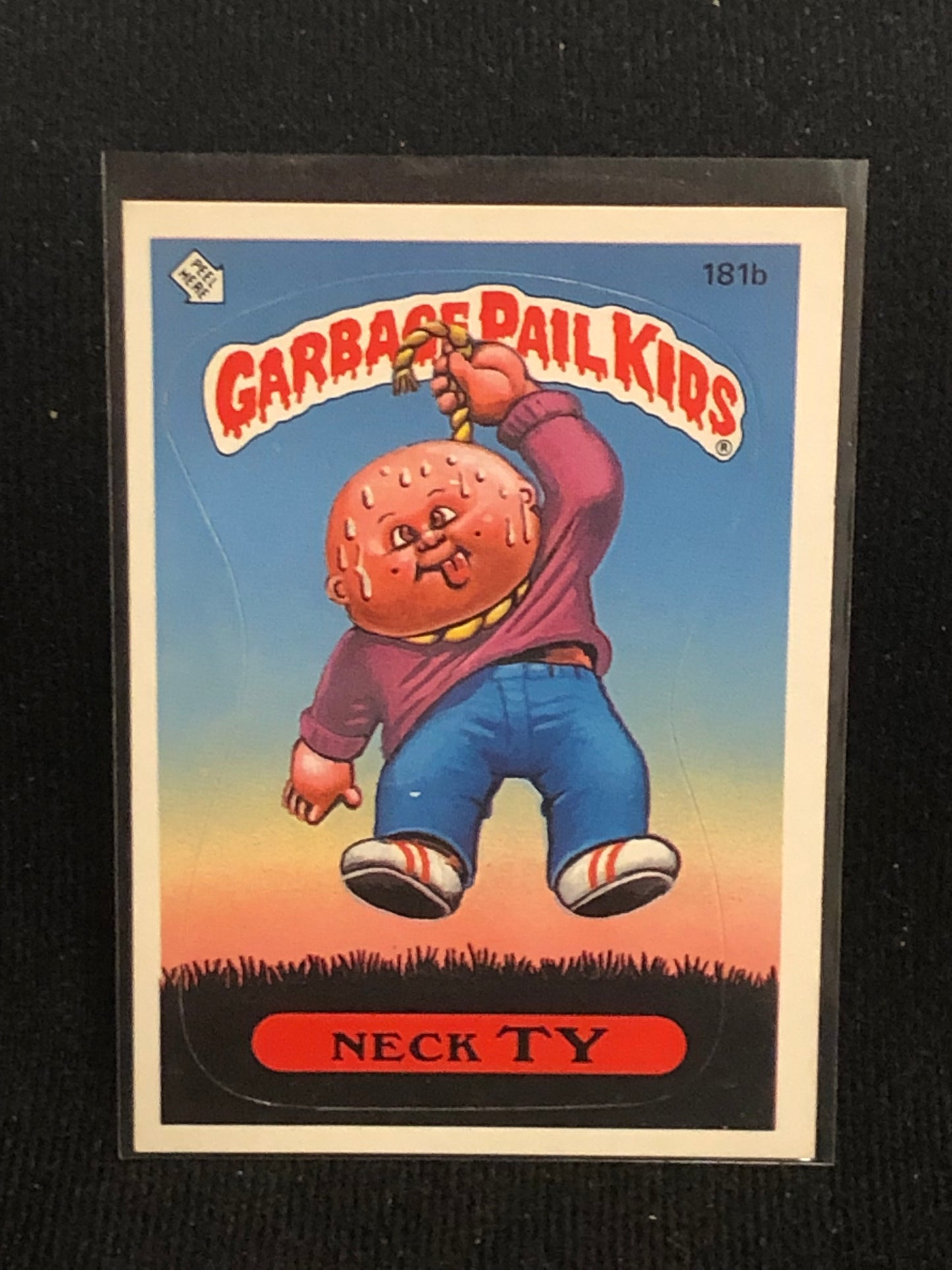 Garbage Pail Kids Original Series 5 (os5) 181b Neck Ty