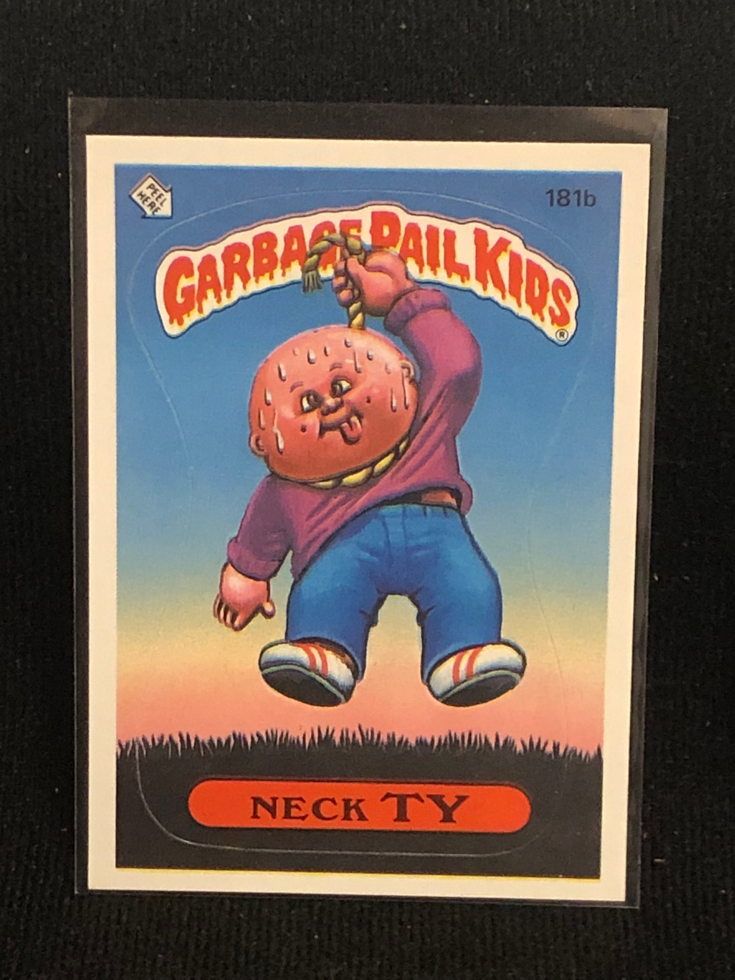 Garbage Pail Kids Original Series 5 (os5) 181b Neck Ty