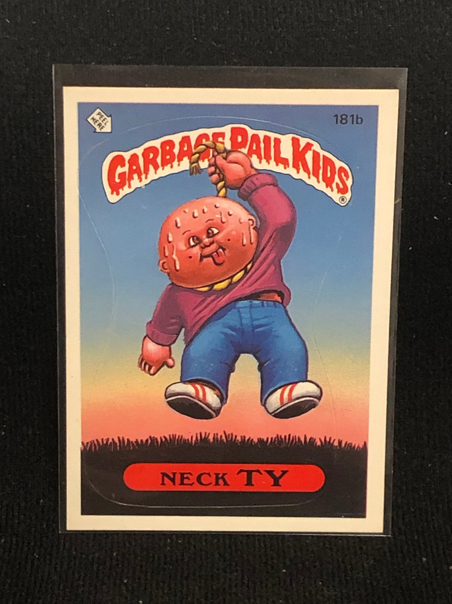 Garbage Pail Kids Original Series 5 (os5) 181b Neck Ty