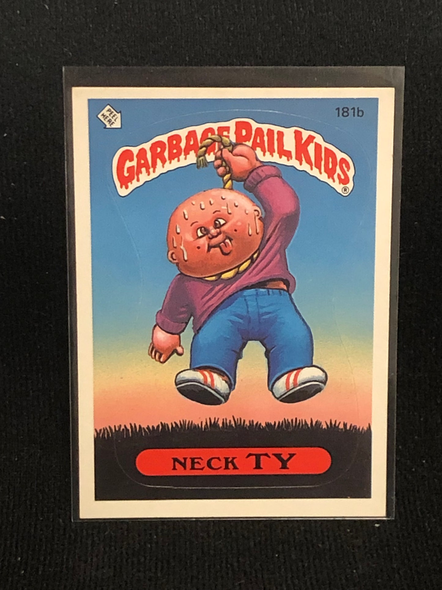 Garbage Pail Kids Original Series 5 (os5) 181b Neck Ty