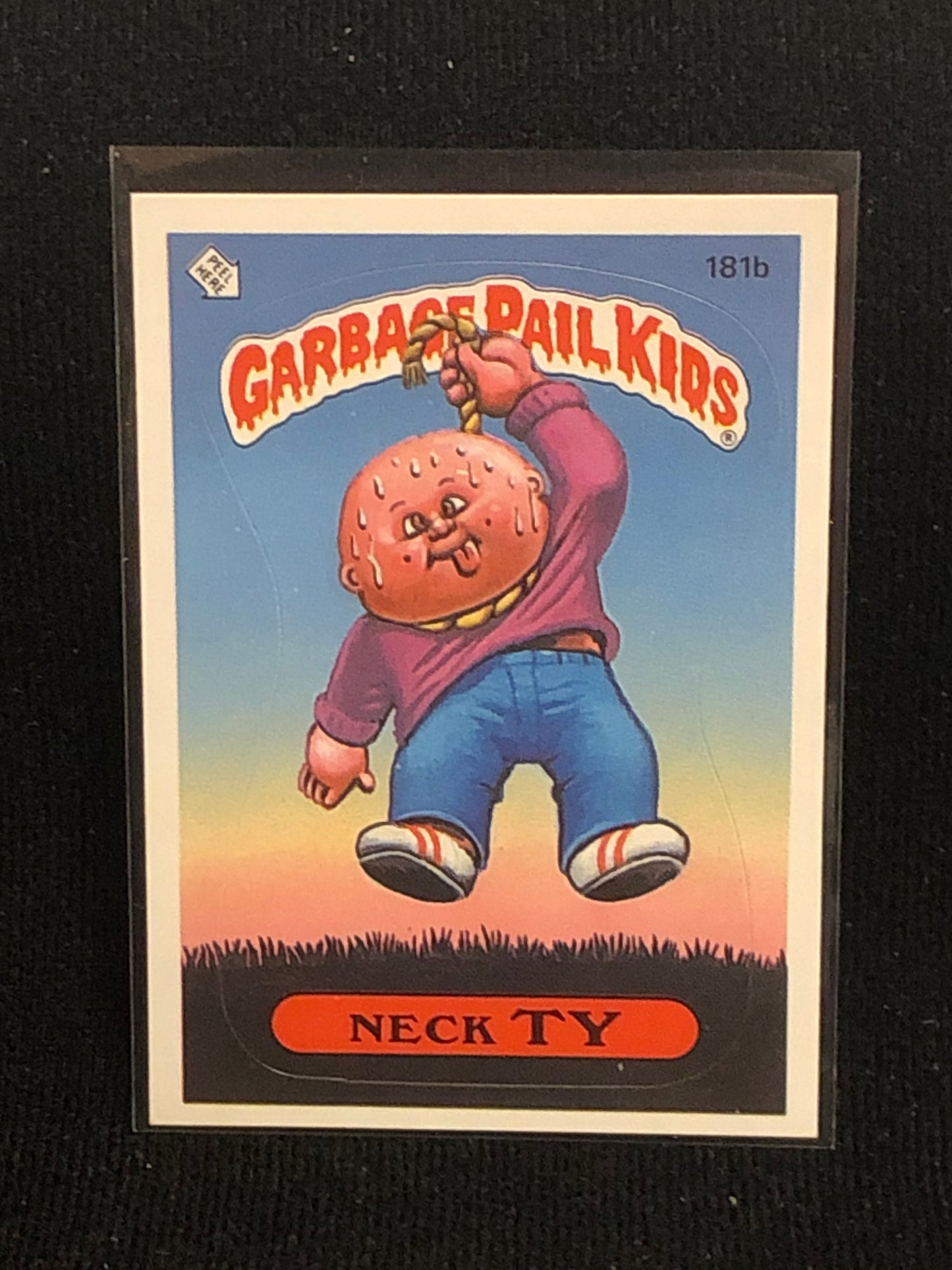 Garbage Pail Kids Original Series 5 (os5) 181b Neck Ty