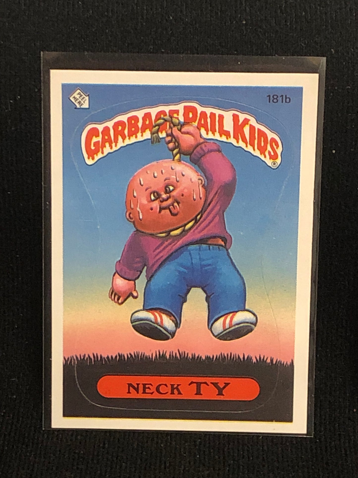 Garbage Pail Kids Original Series 5 (os5) 181b Neck Ty