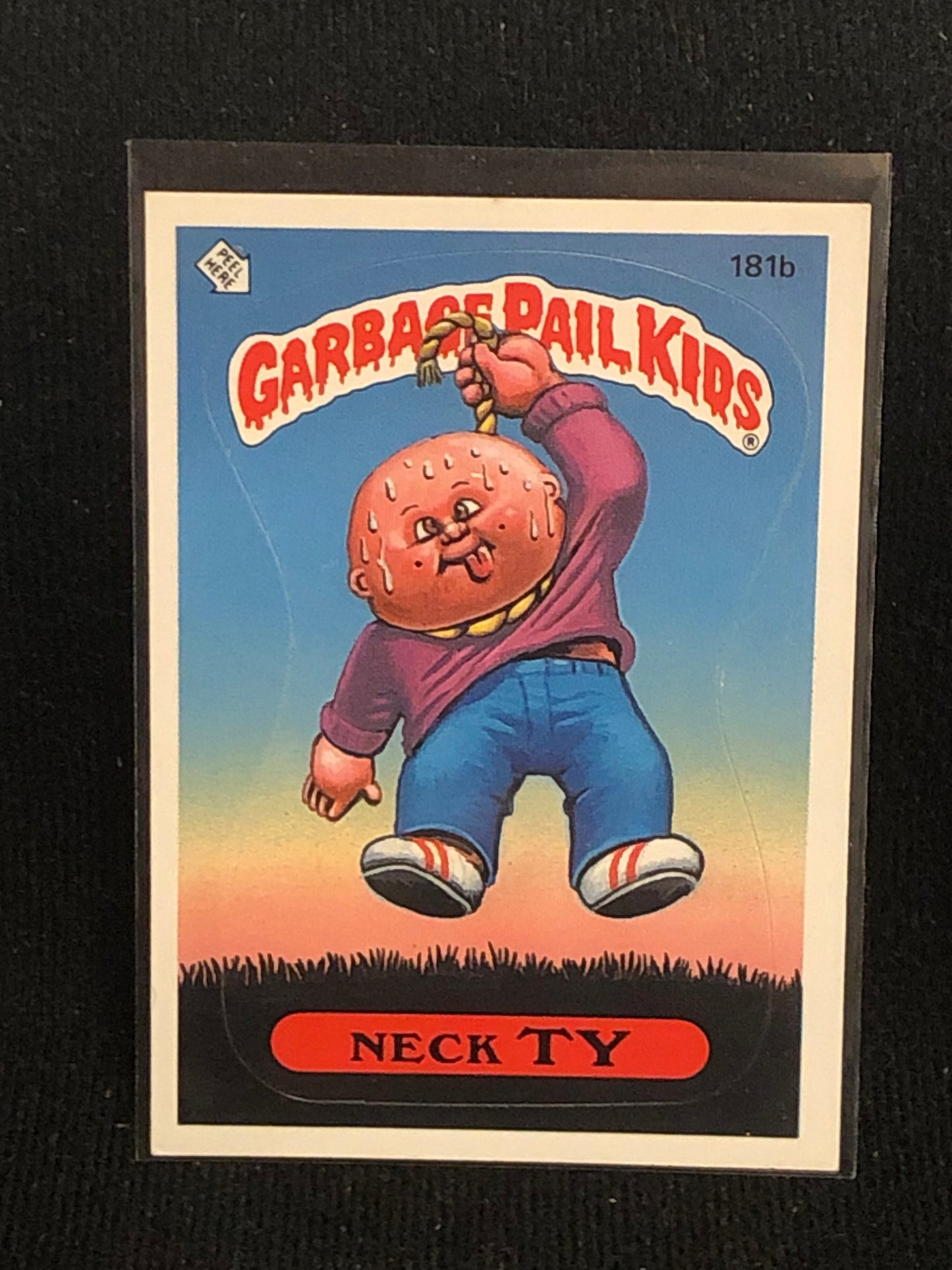 Garbage Pail Kids Original Series 5 (os5) 181b Neck Ty