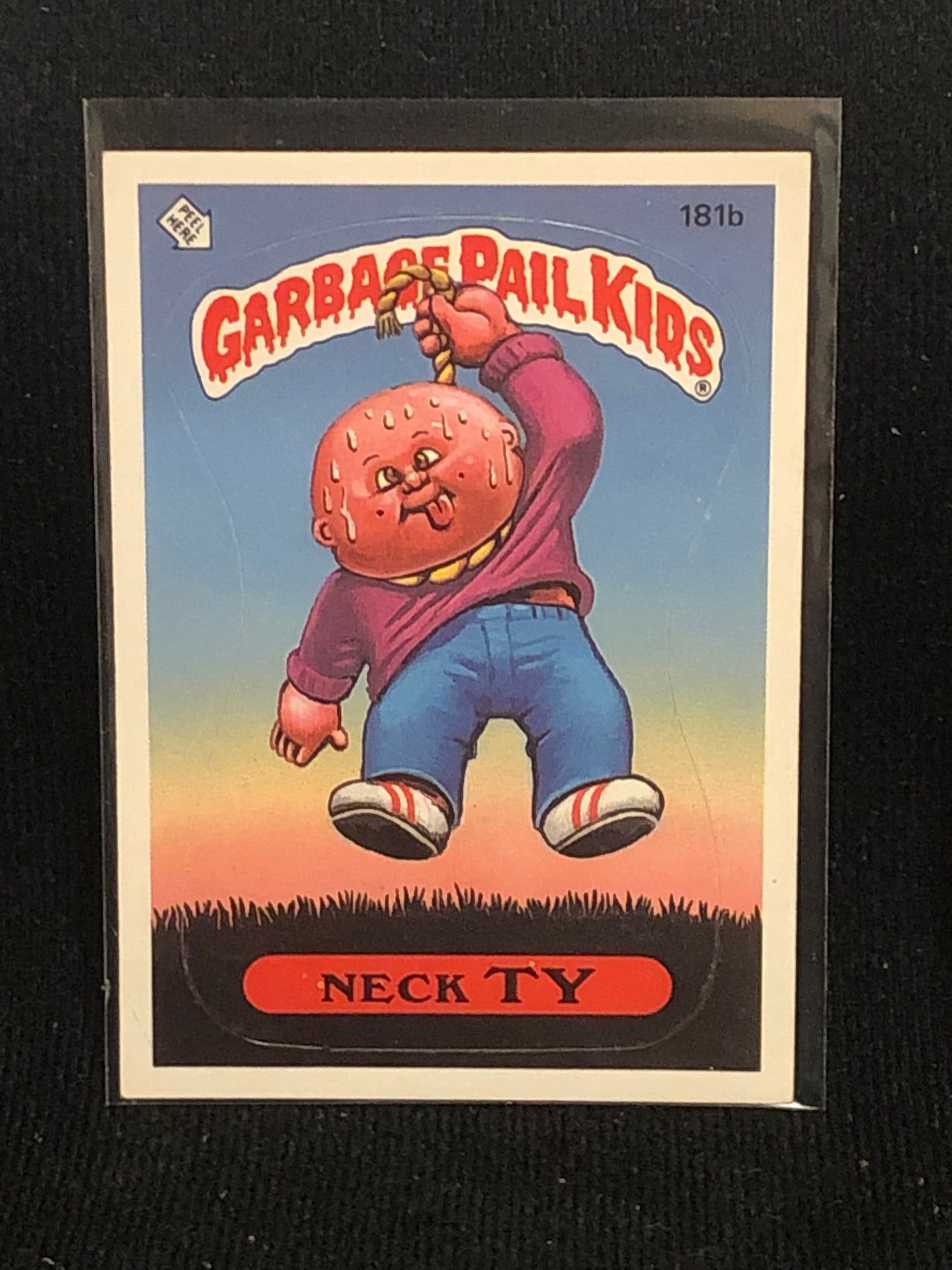 Garbage Pail Kids Original Series 5 (os5) 181b Neck Ty