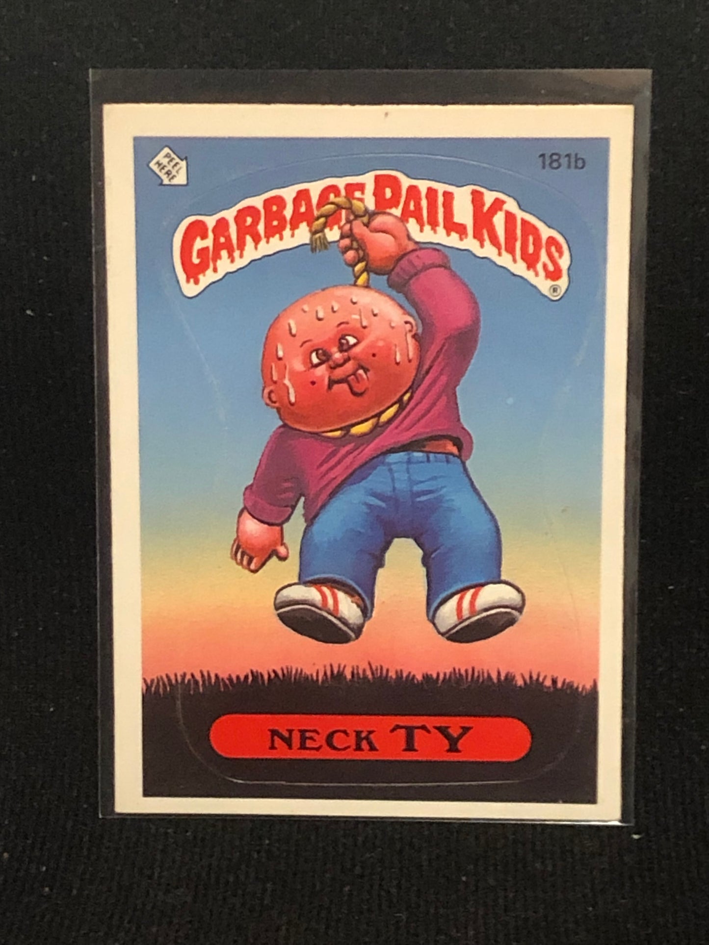 Garbage Pail Kids Original Series 5 (os5) 181b Neck Ty