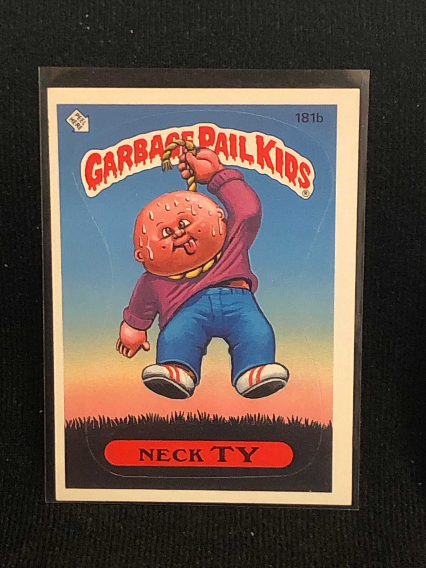 Garbage Pail Kids Original Series 5 (os5) 181b Neck Ty