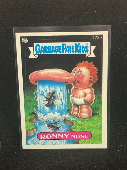 Garbage Pail Kids Original Series 12 (os12) 472b Ronny Nose