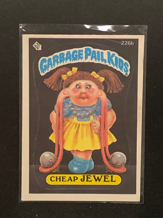 Garbage Pail Kids Original Series 6 (os6) 226b Cheap Jewel