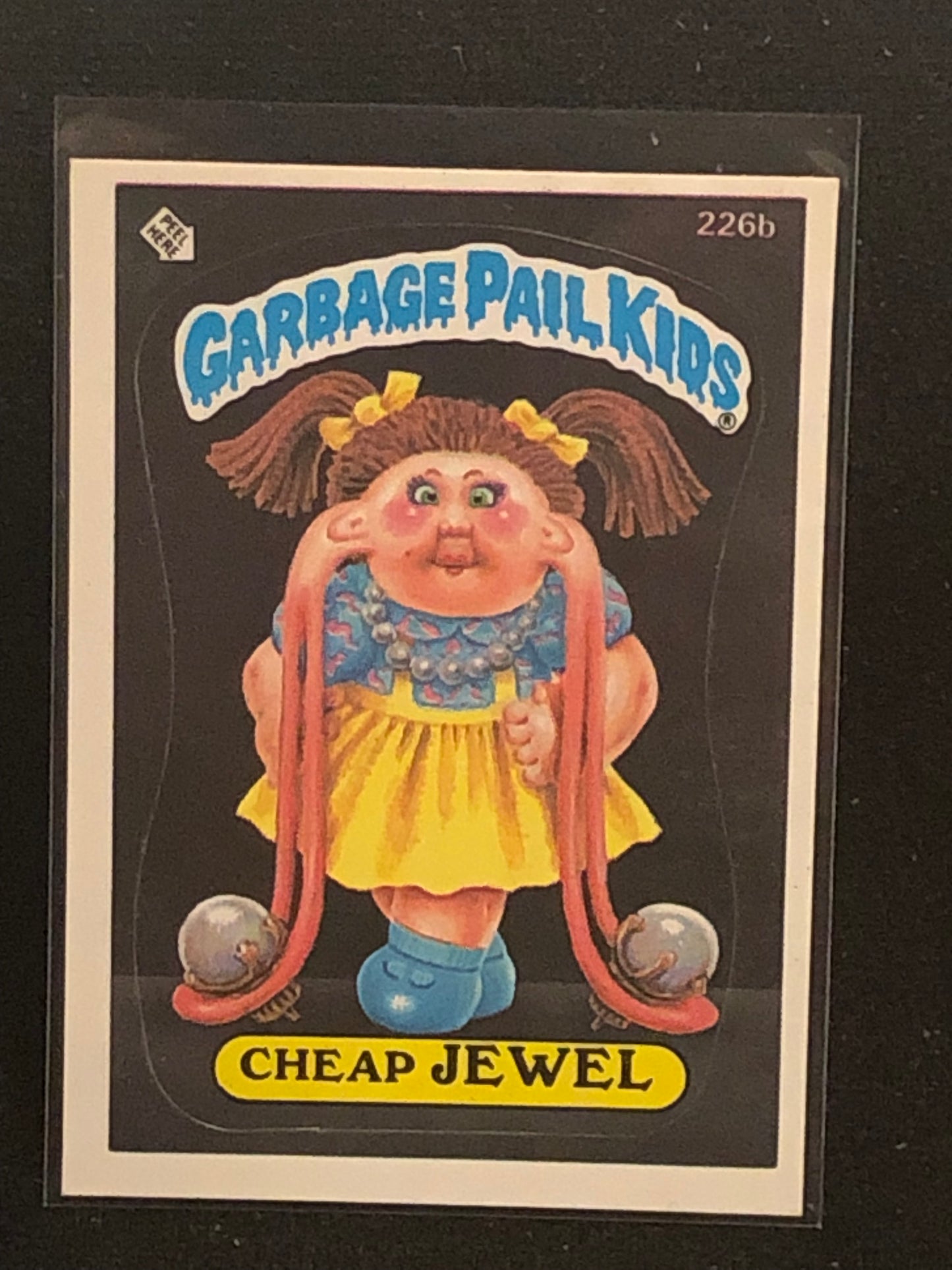 Garbage Pail Kids Original Series 6 (os6) 226b Cheap Jewel