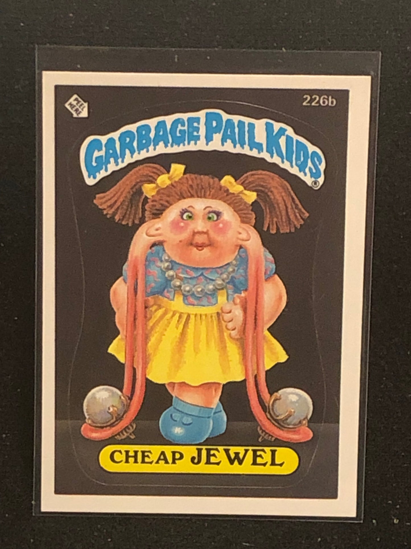 Garbage Pail Kids Original Series 6 (os6) 226b Cheap Jewel