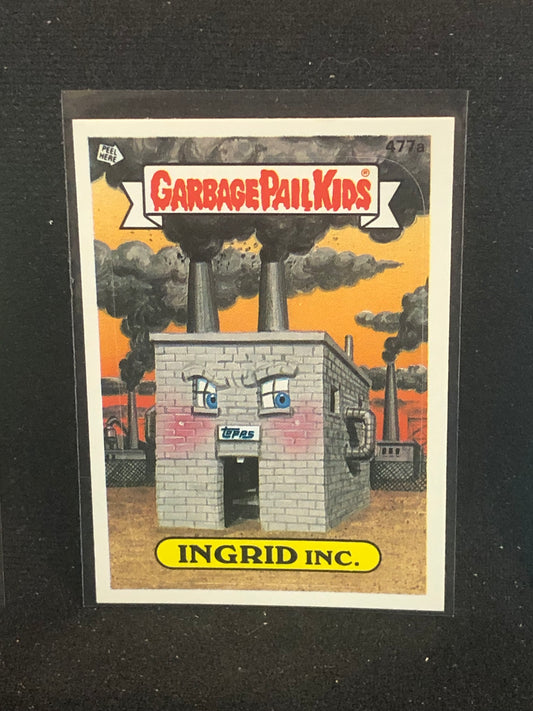 Garbage Pail Kids Original Series 12 (os12) 477a Ingrid Inc