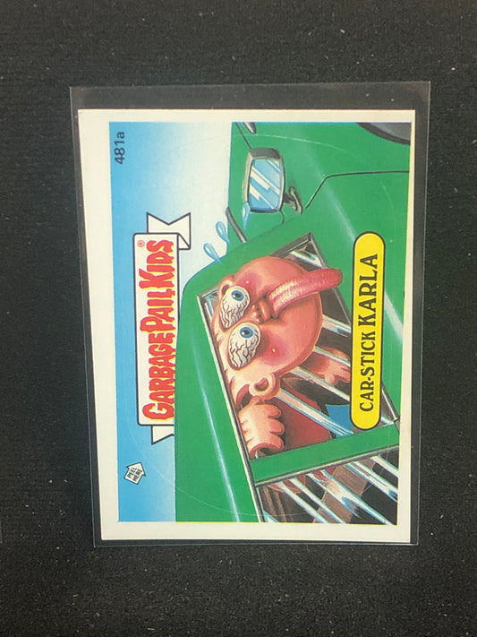 Garbage Pail Kids Original Series 12 (os12) 481a Car-Stick Karla