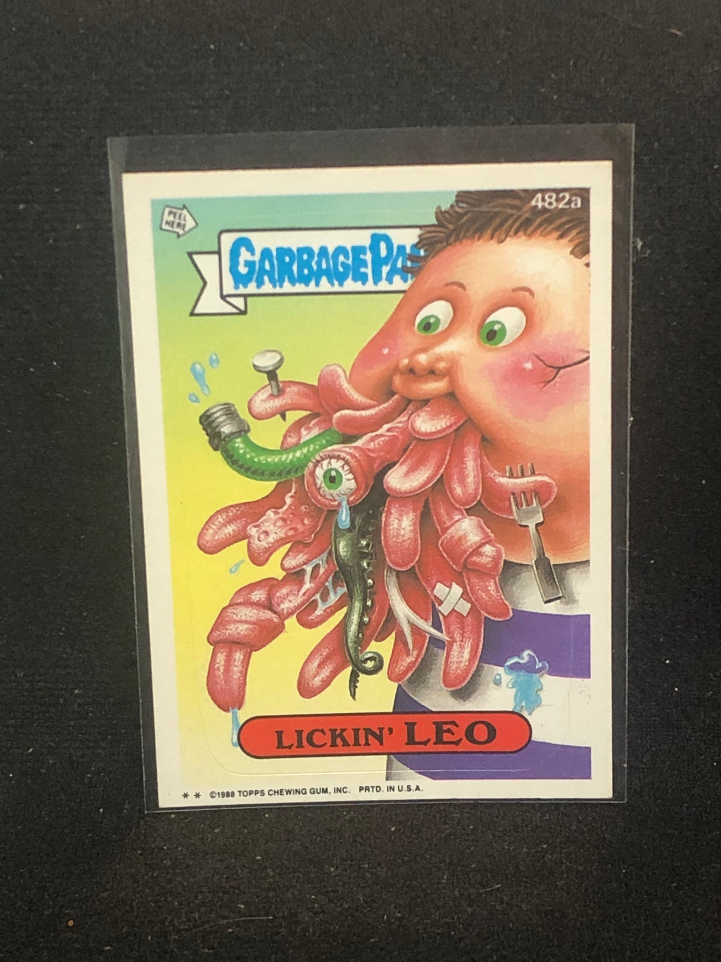 Garbage Pail Kids Original Series 12 (os12) 482a Lickin Leo