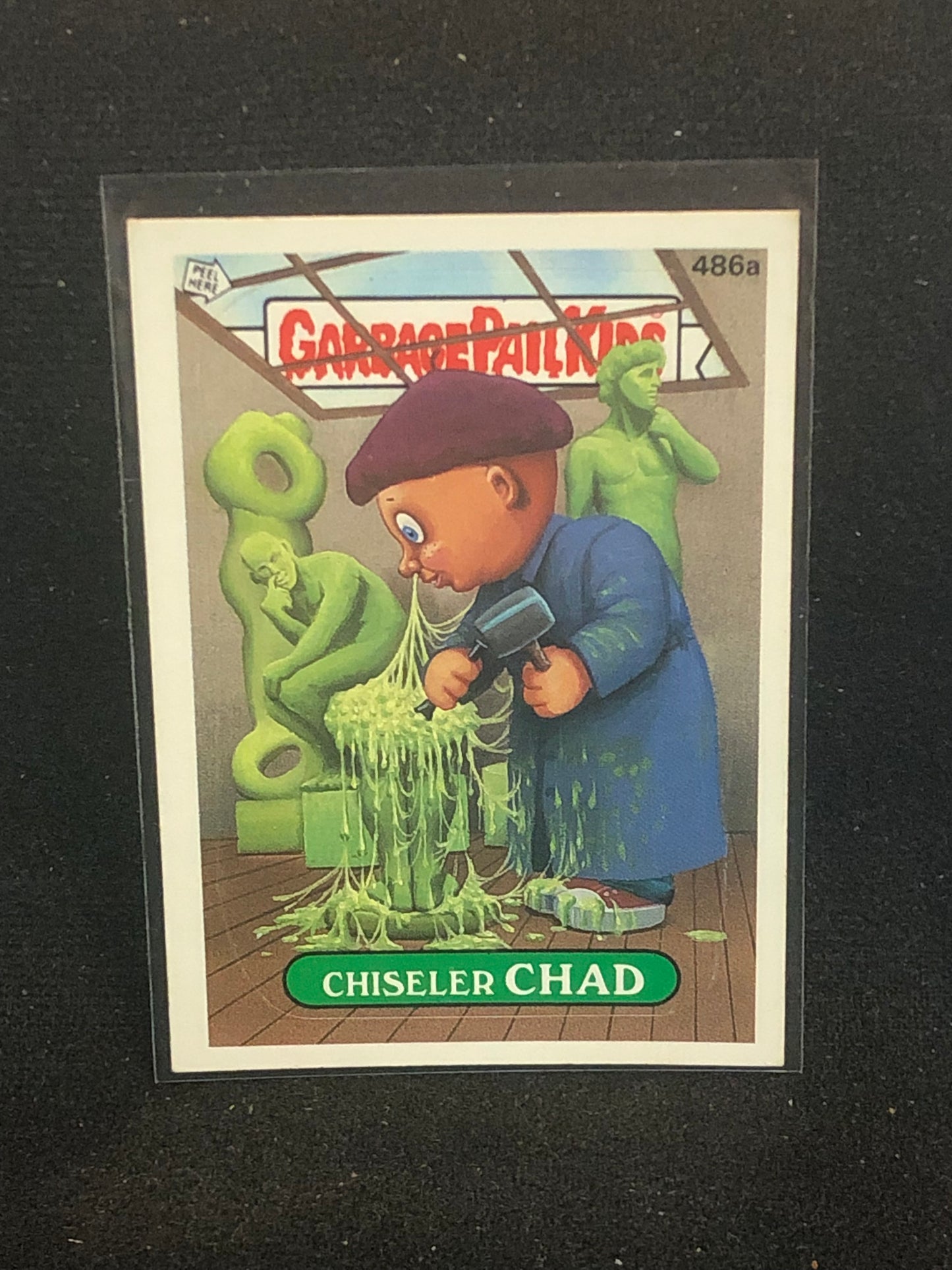 Garbage Pail Kids Original Series 12 (os12) 486a Chiseler Chad