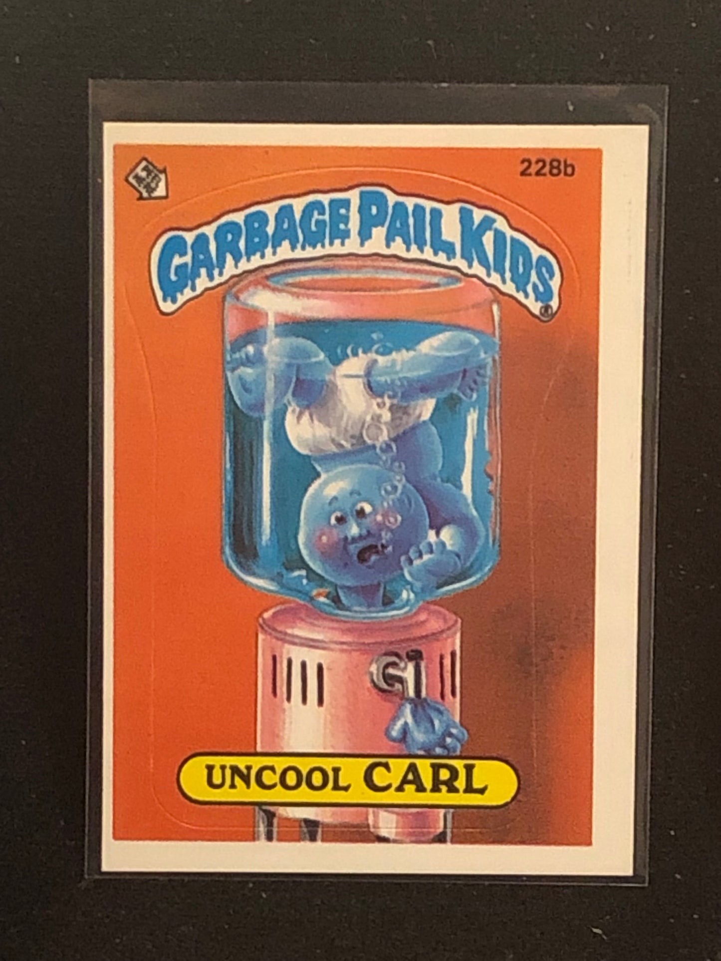 Garbage Pail Kids Original Series 6 (os6) 228b Uncool Carl