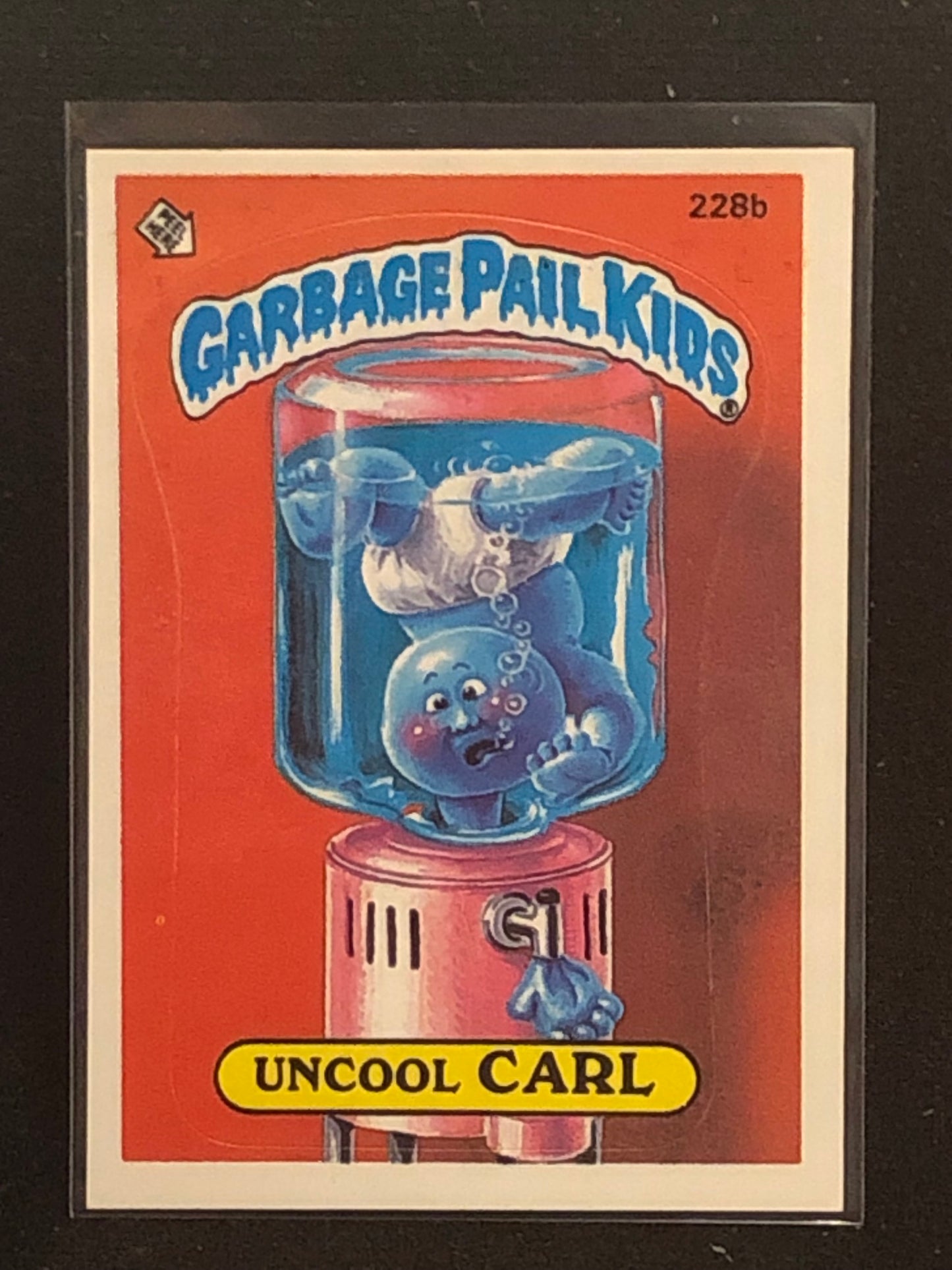 Garbage Pail Kids Original Series 6 (os6) 228b Uncool Carl