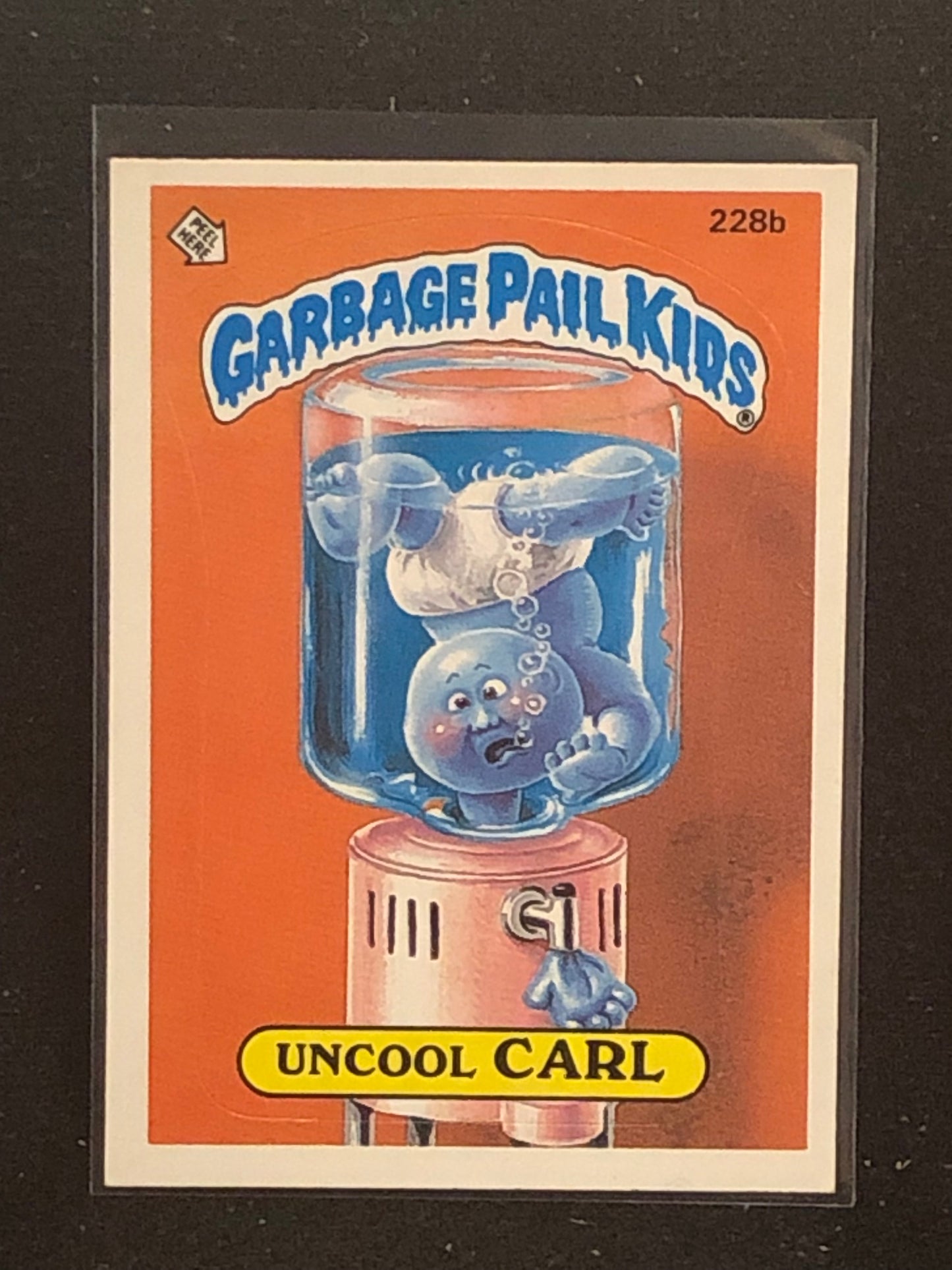 Garbage Pail Kids Original Series 6 (os6) 228b Uncool Carl