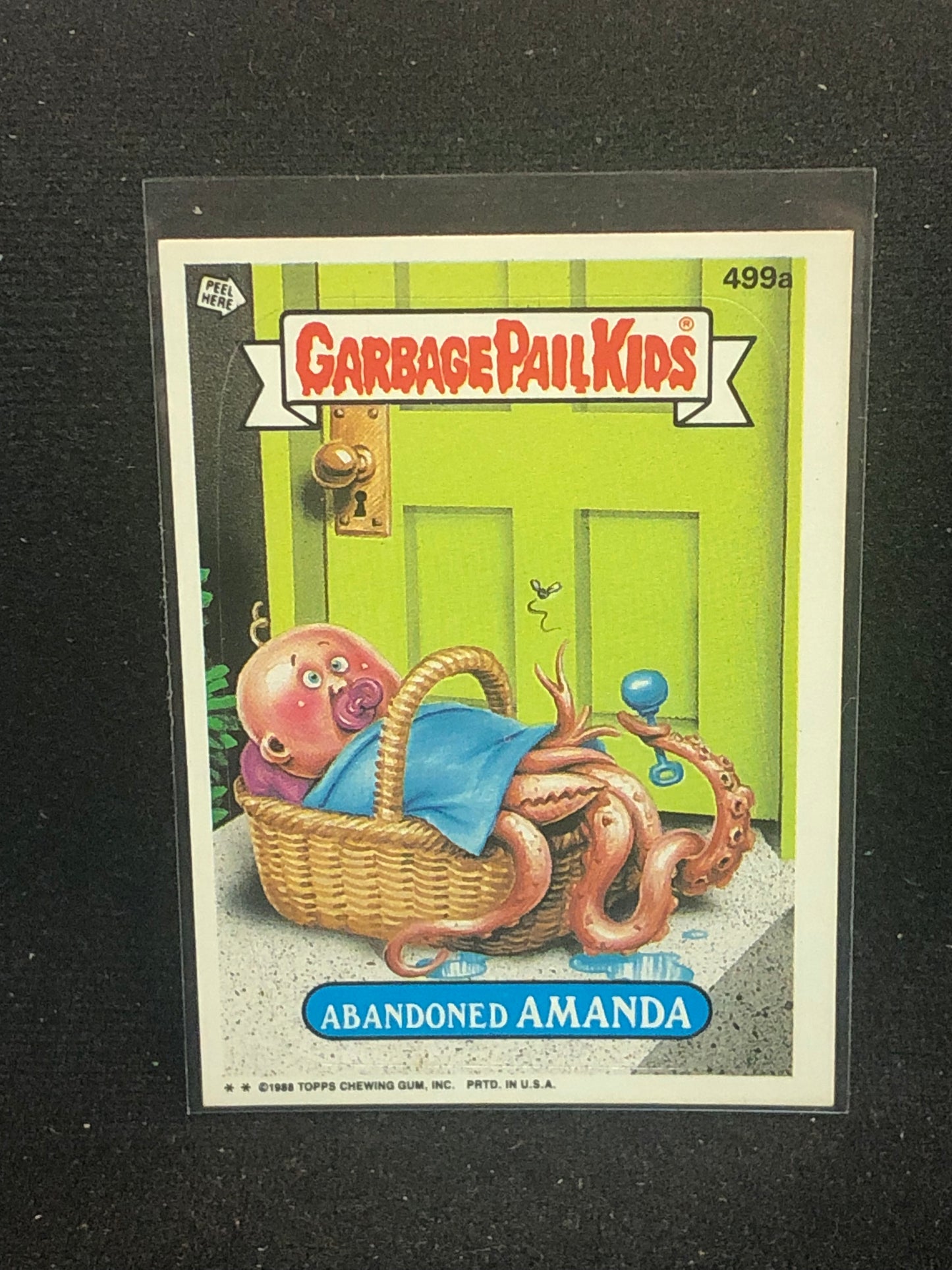 Garbage Pail Kids Original Series 12 (os12) 499a Abandoned Amanda