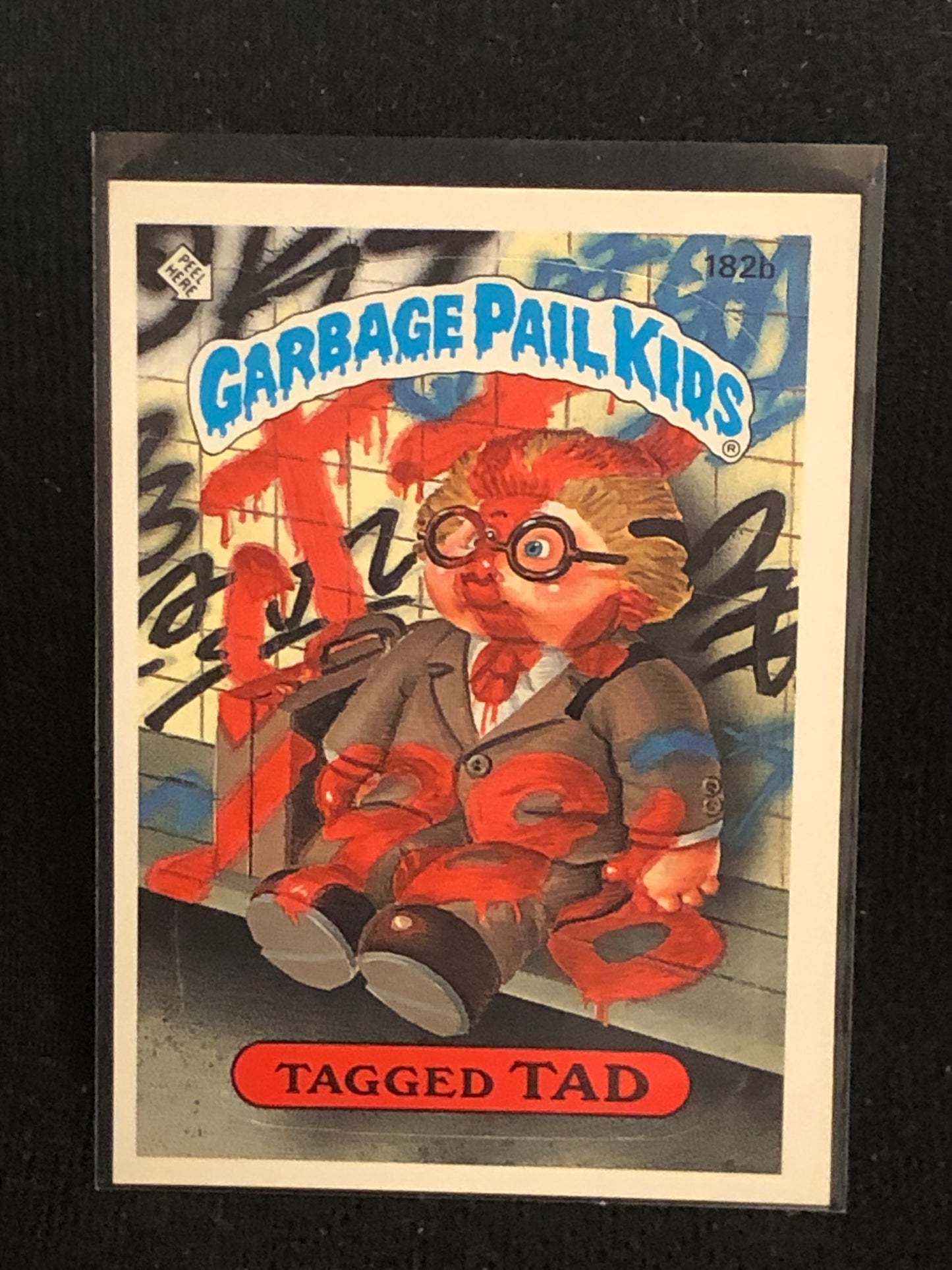 Garbage Pail Kids Original Series 5 (os5) 182b Tagged Tad