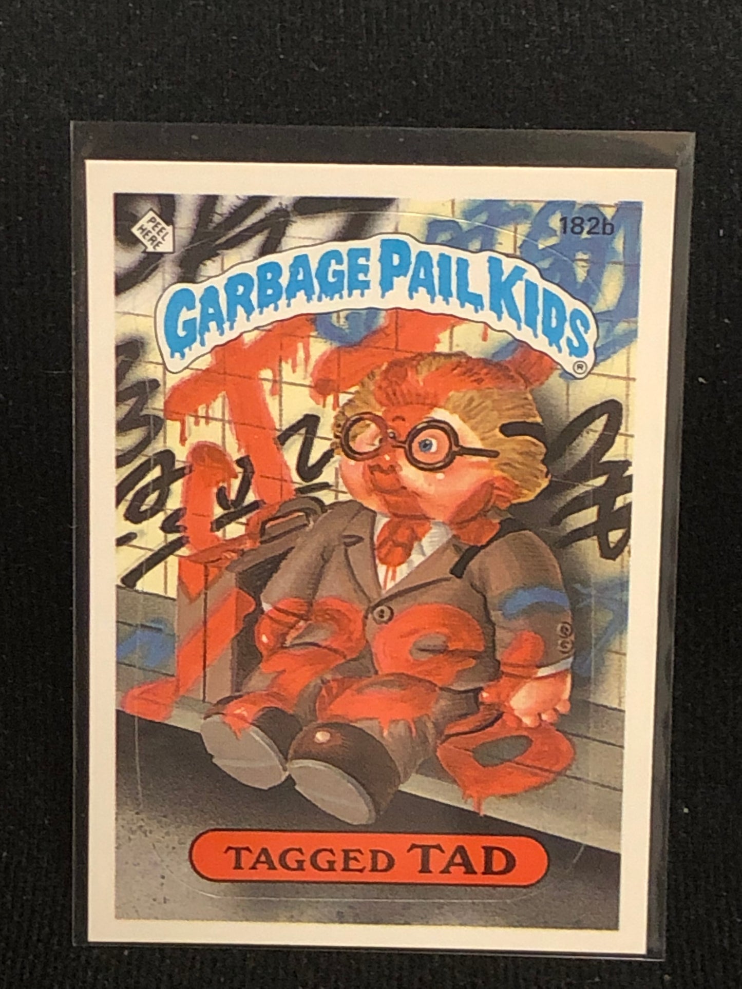 Garbage Pail Kids Original Series 5 (os5) 182b Tagged Tad