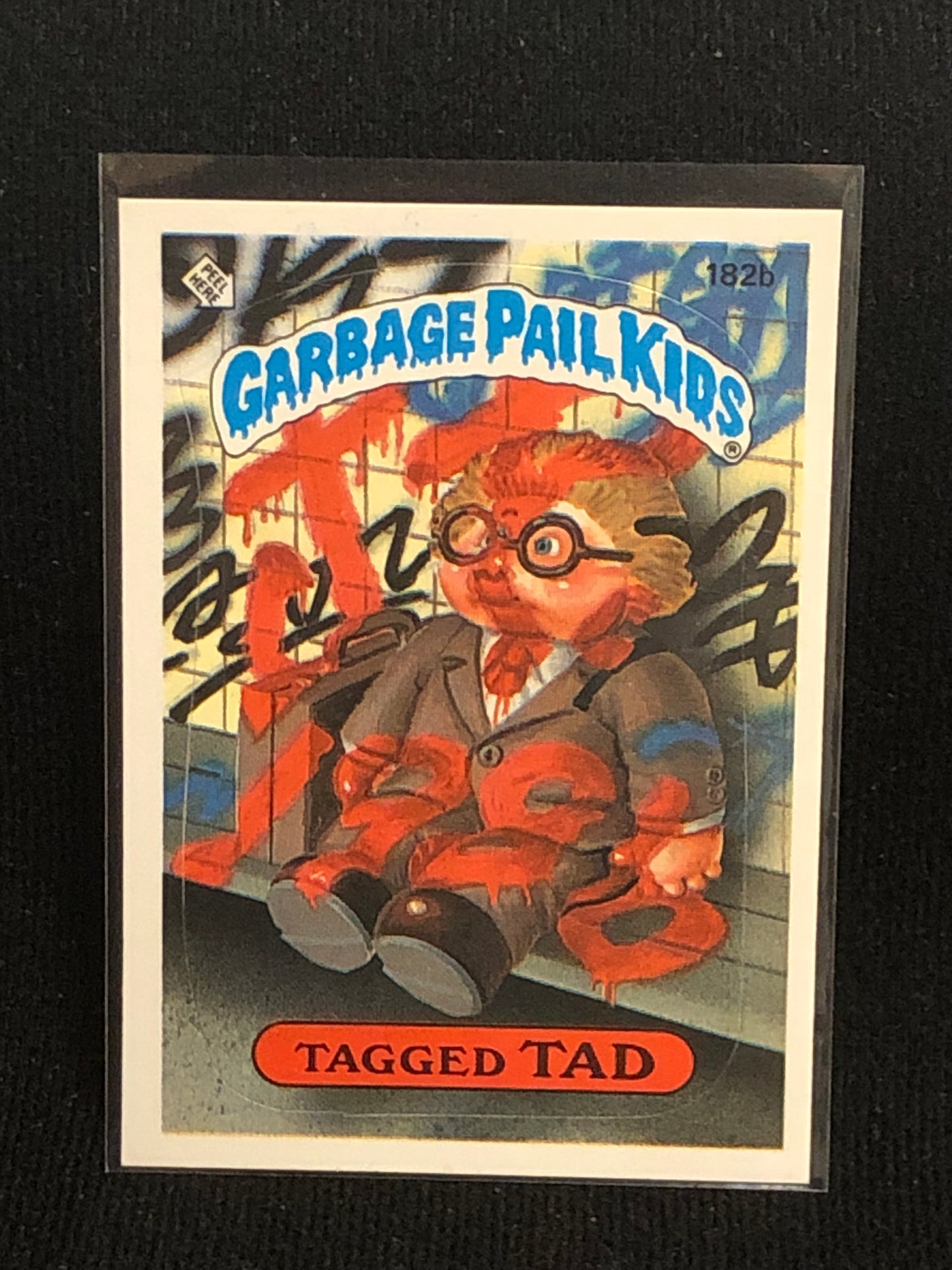 Garbage Pail Kids Original Series 5 (os5) 182b Tagged Tad