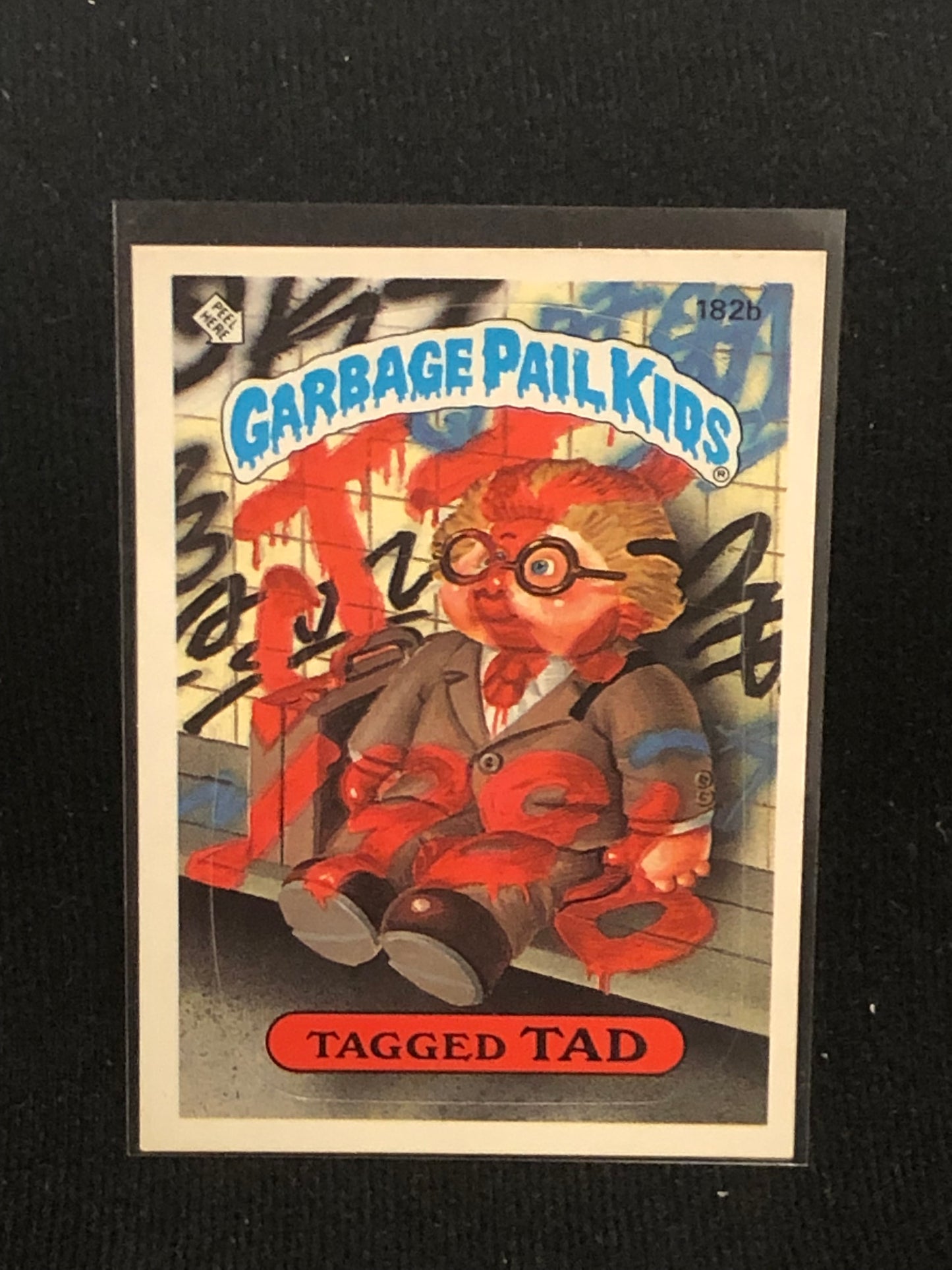 Garbage Pail Kids Original Series 5 (os5) 182b Tagged Tad