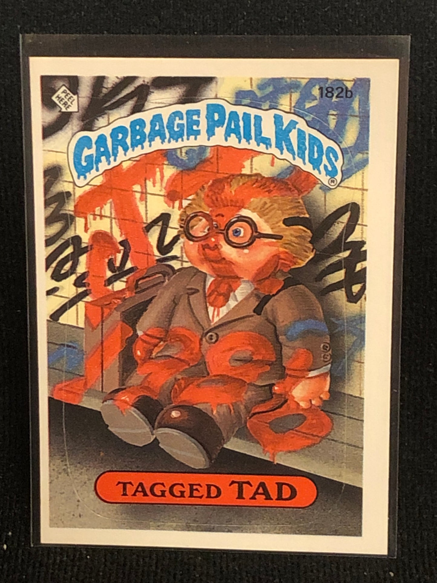 Garbage Pail Kids Original Series 5 (os5) 182b Tagged Tad