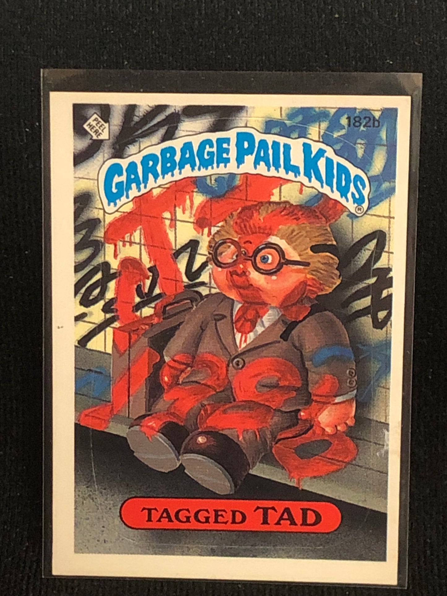 Garbage Pail Kids Original Series 5 (os5) 182b Tagged Tad