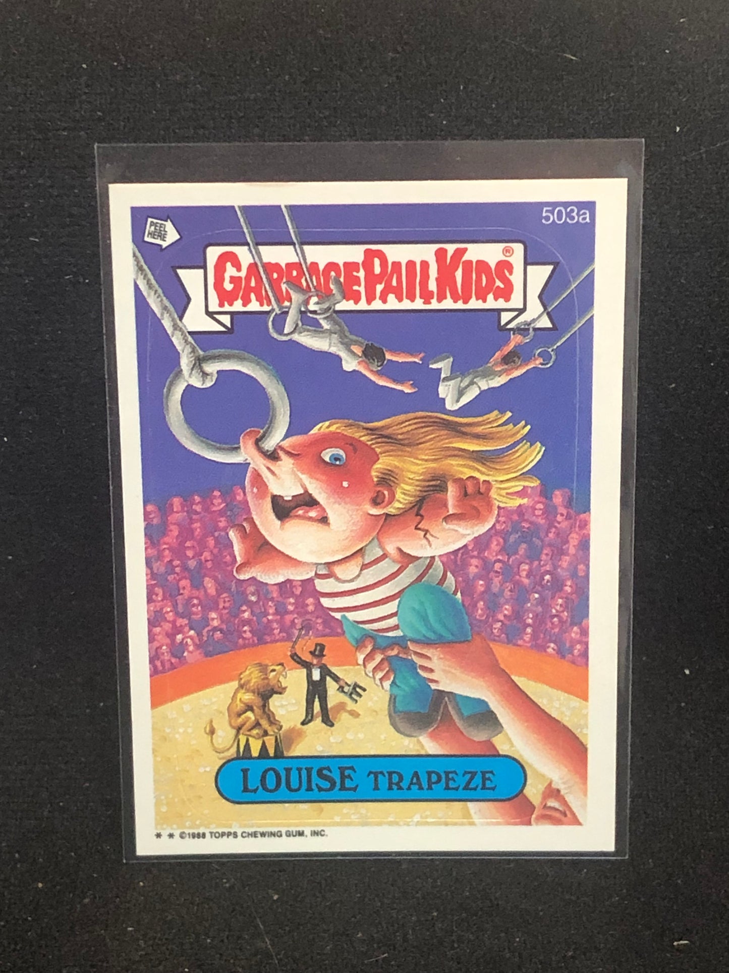 Garbage Pail Kids Original Series 13 (os13) 503a Louise Trapeze