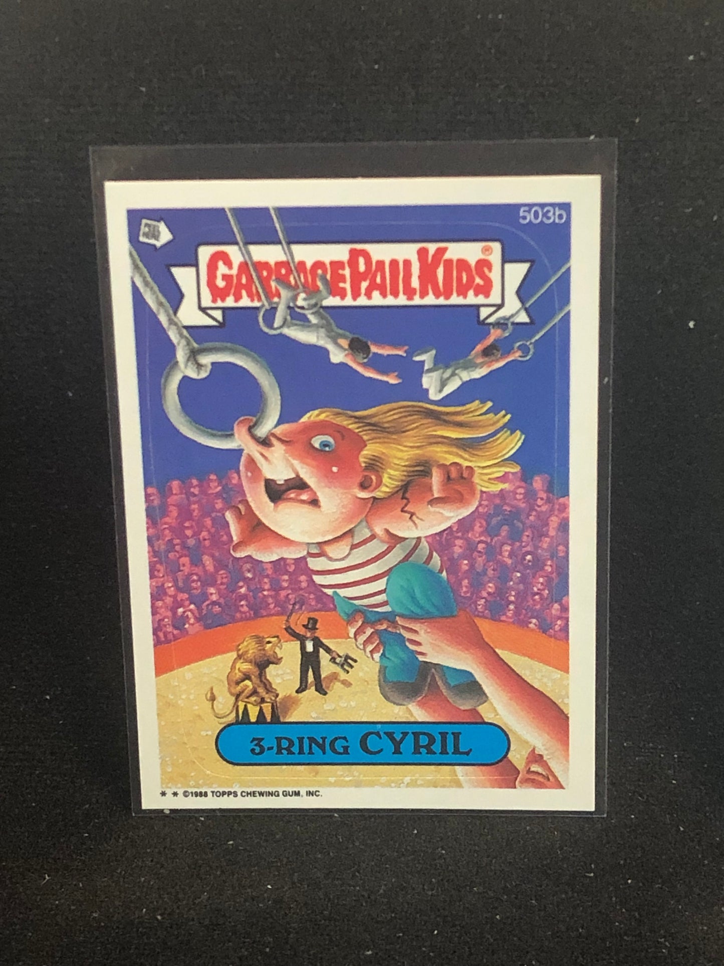 Garbage Pail Kids Original Series 13 (os13) 503b 3-Ring Cyril