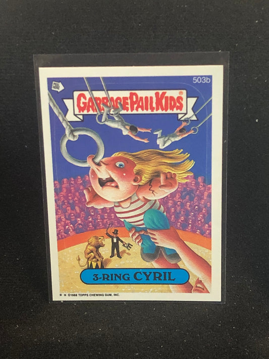 Garbage Pail Kids Original Series 13 (os13) 503b 3-Ring Cyril