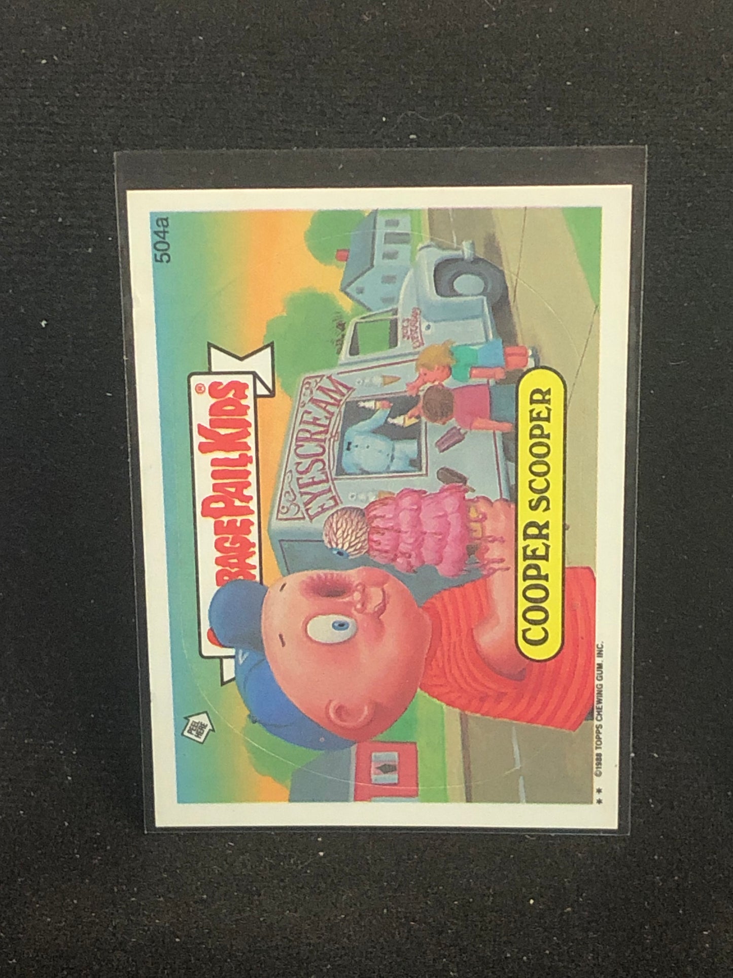 Garbage Pail Kids Original Series 13 (os13) 504a Cooper Scooper
