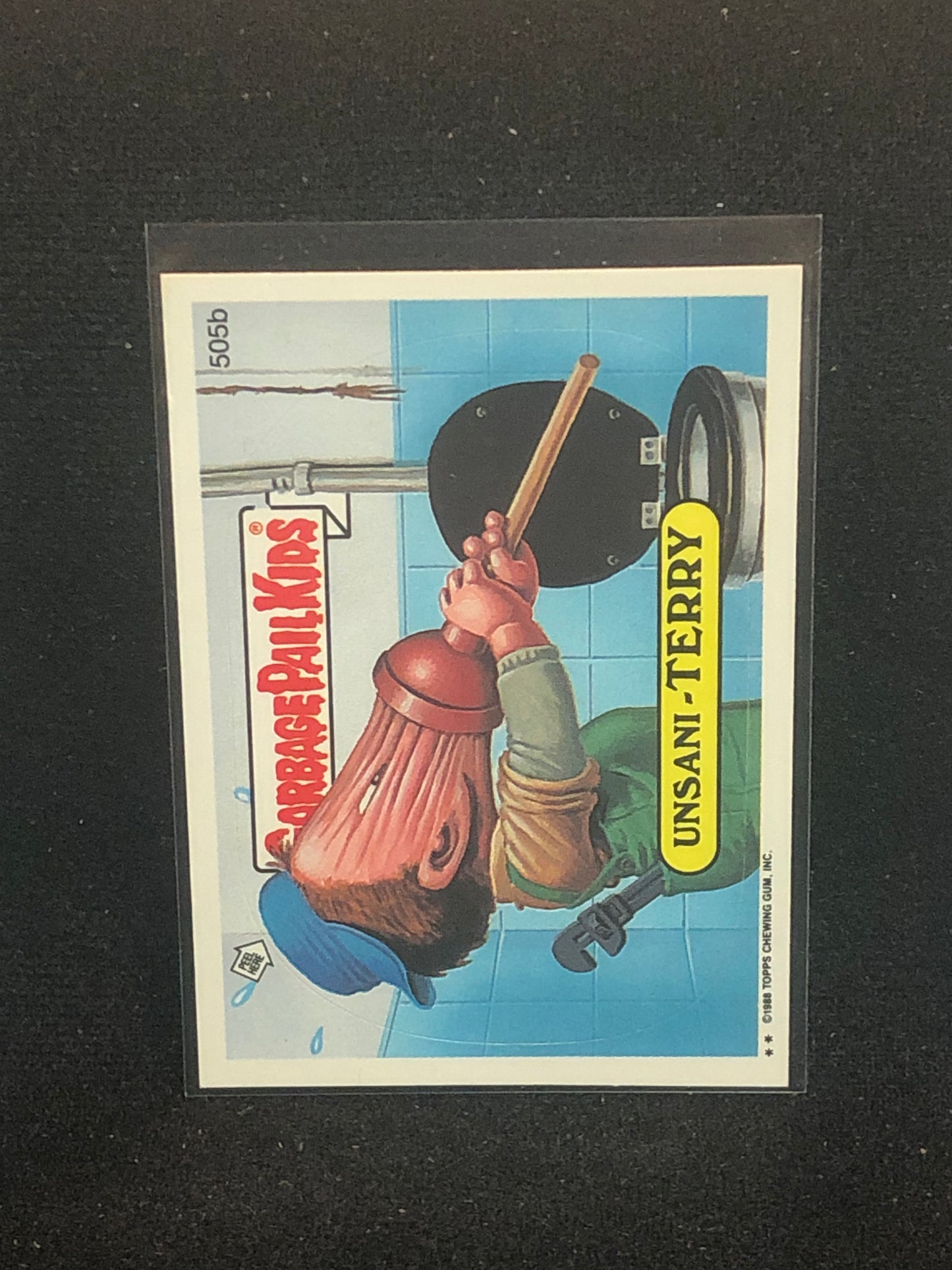 Garbage Pail Kids Original Series 13 (os13) 505b Unsani Terry