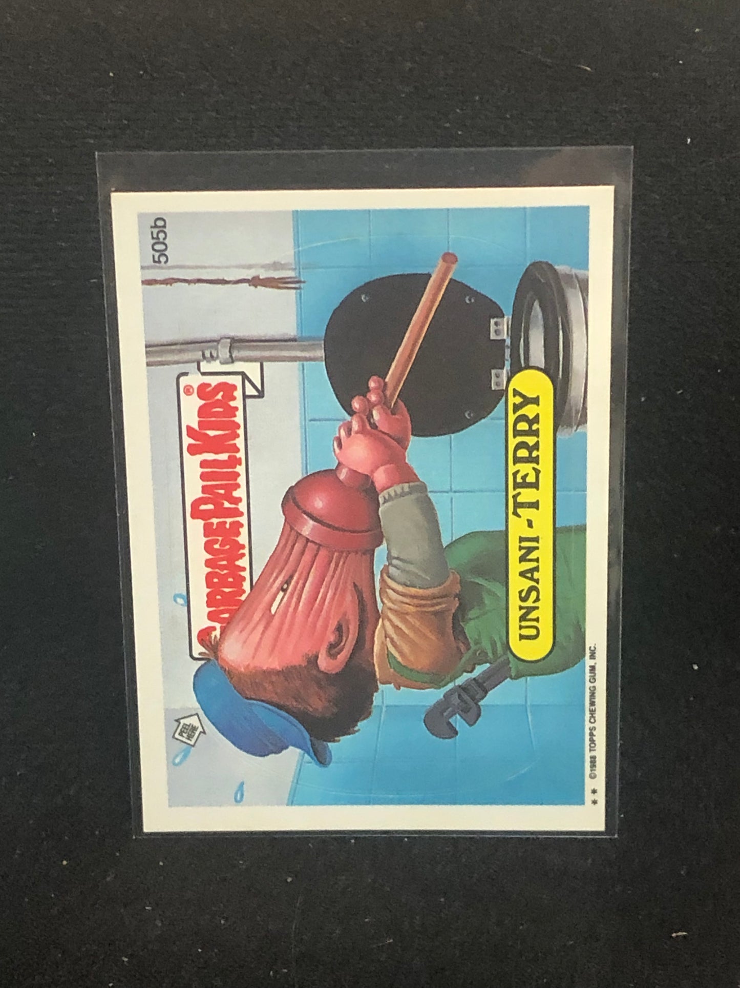 Garbage Pail Kids Original Series 13 (os13) 505b Unsani Terry