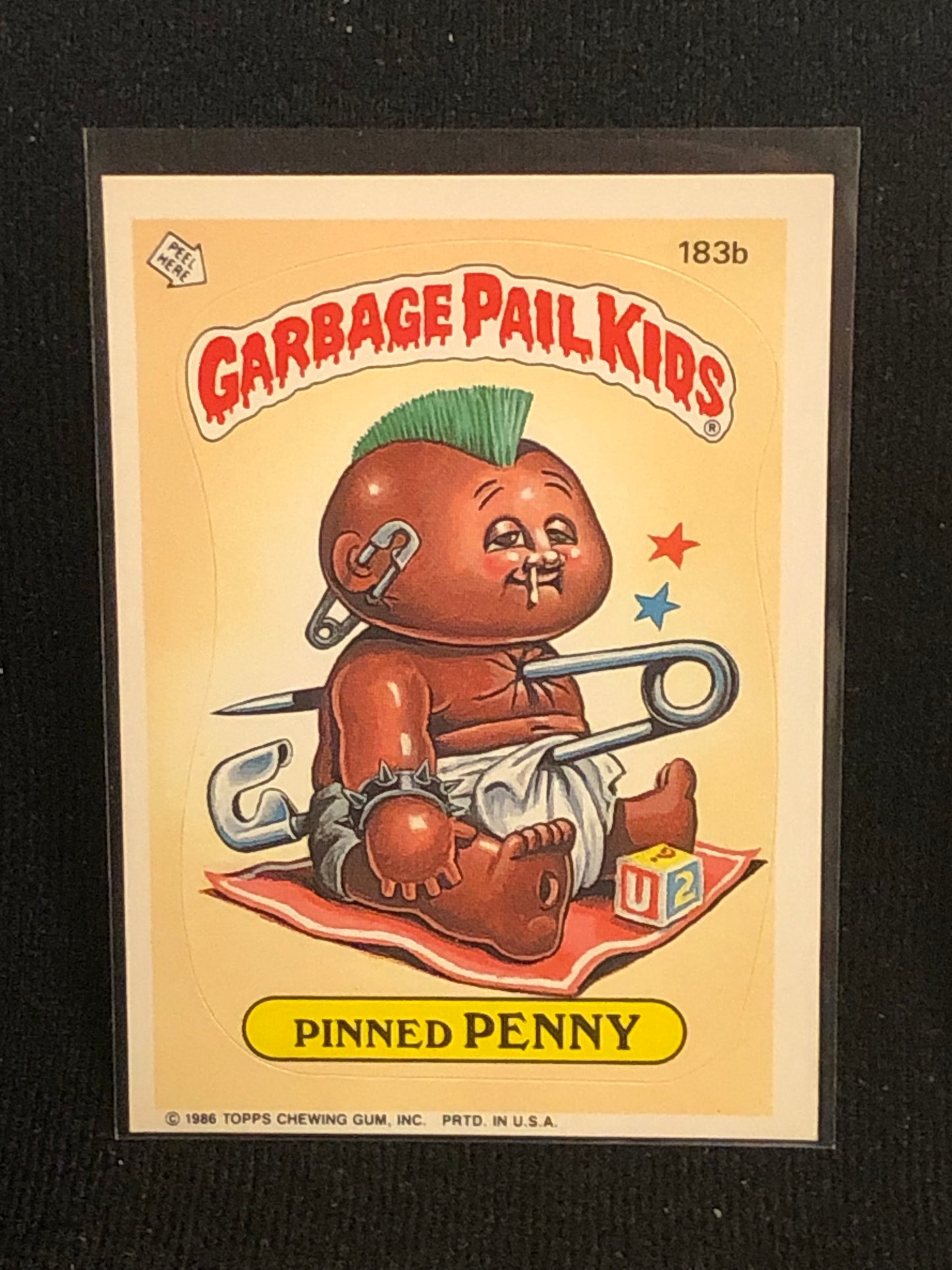 Garbage Pail Kids Original Series 5 (os5) 183b Pinned Penny