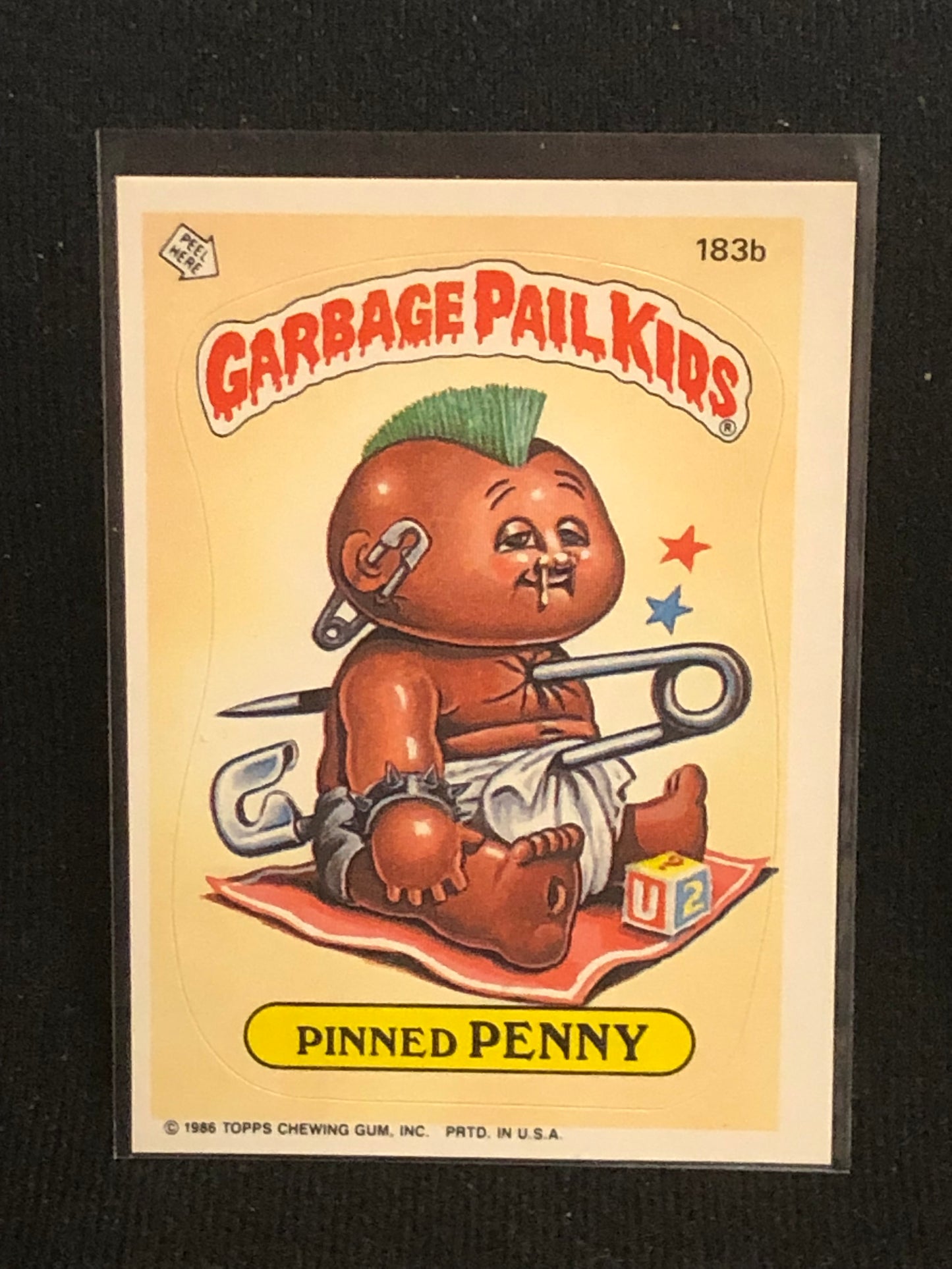 Garbage Pail Kids Original Series 5 (os5) 183b Pinned Penny