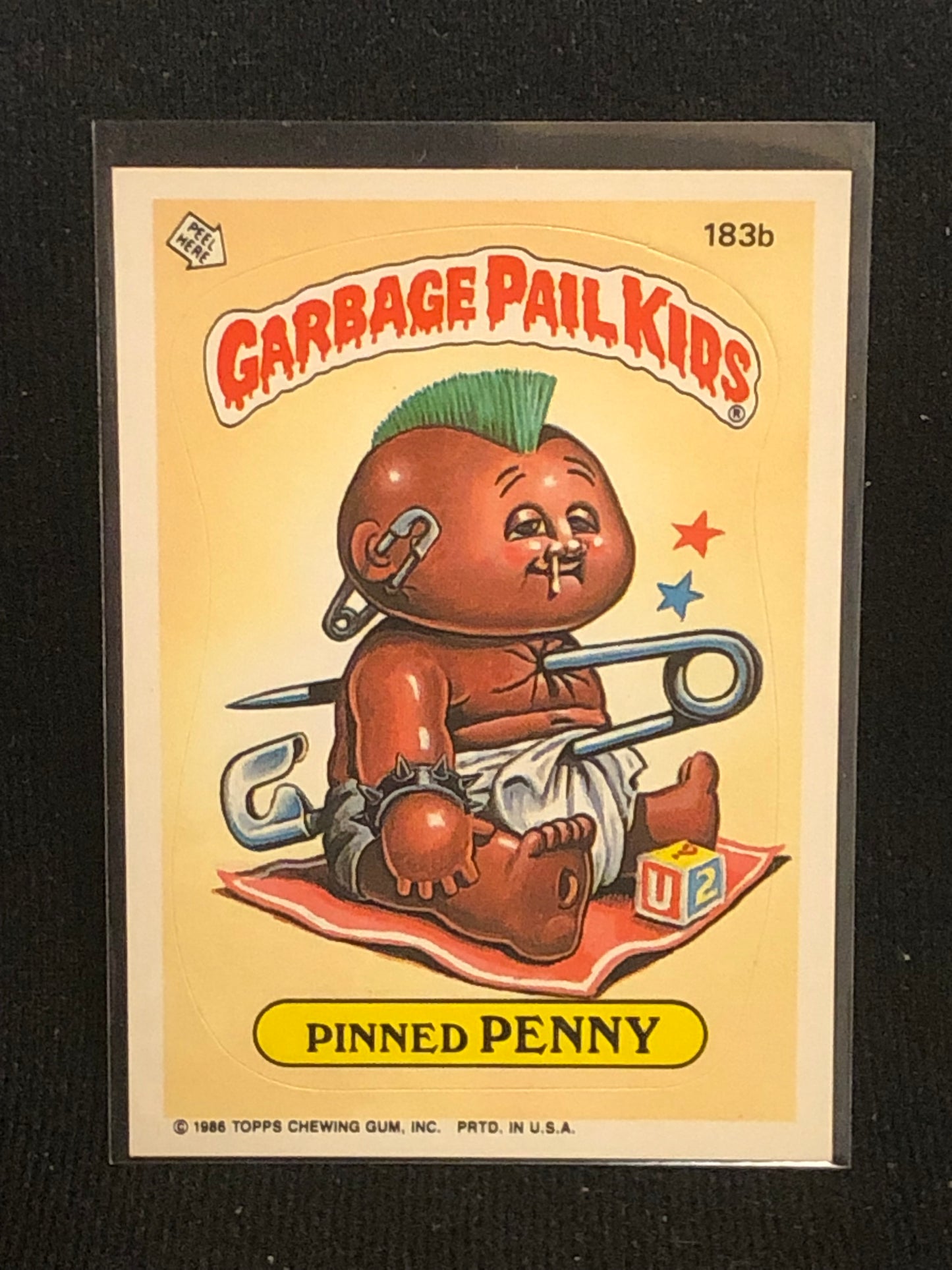 Garbage Pail Kids Original Series 5 (os5) 183b Pinned Penny