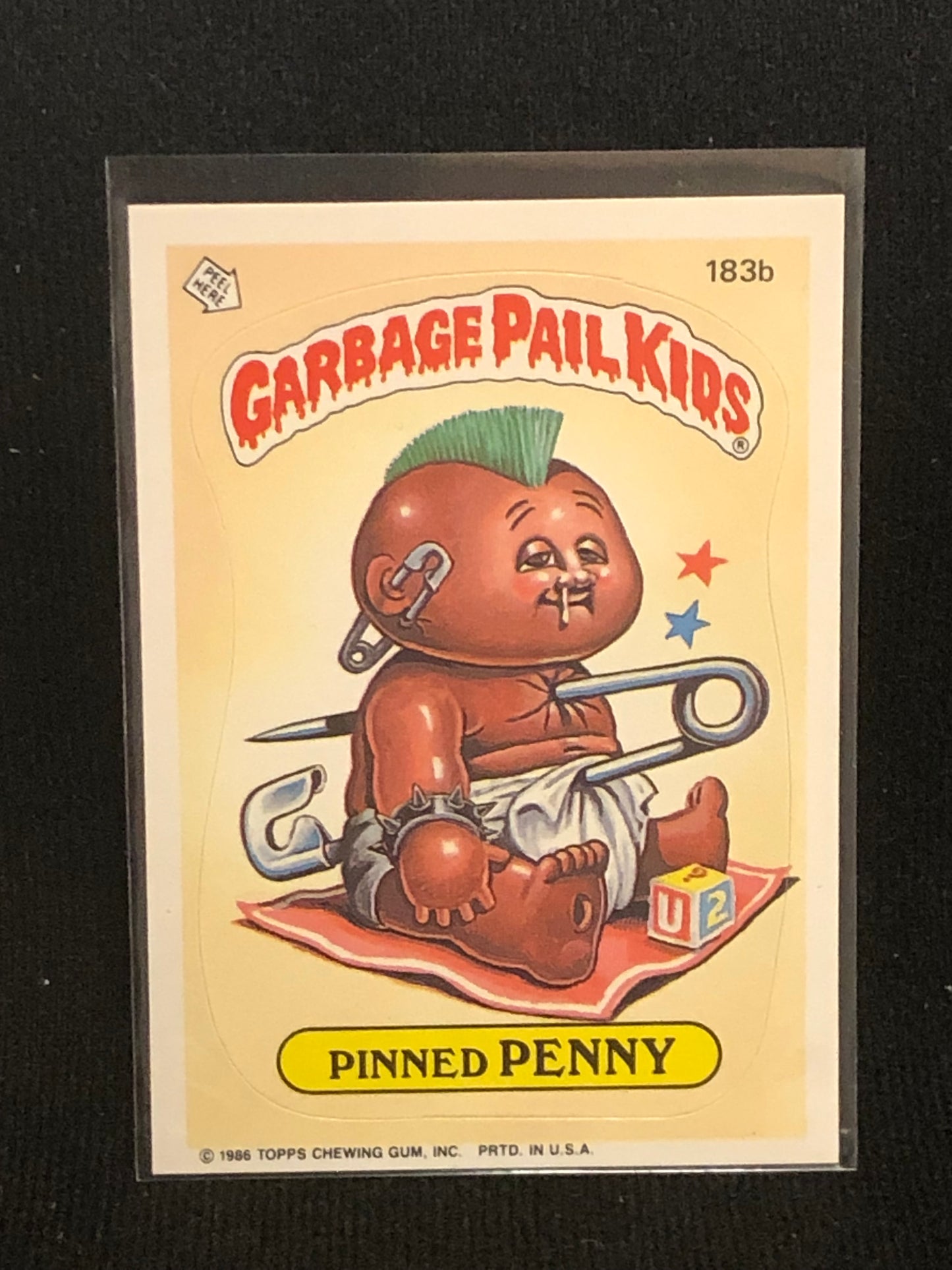 Garbage Pail Kids Original Series 5 (os5) 183b Pinned Penny