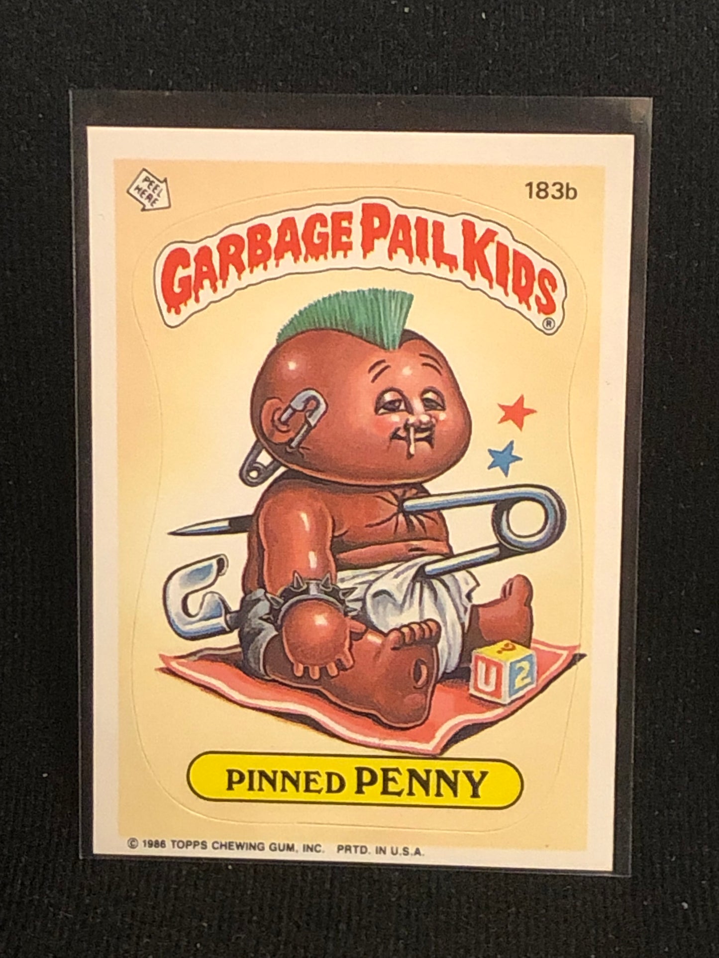 Garbage Pail Kids Original Series 5 (os5) 183b Pinned Penny