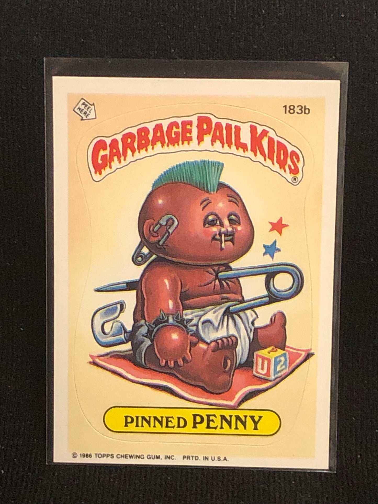 Garbage Pail Kids Original Series 5 (os5) 183b Pinned Penny