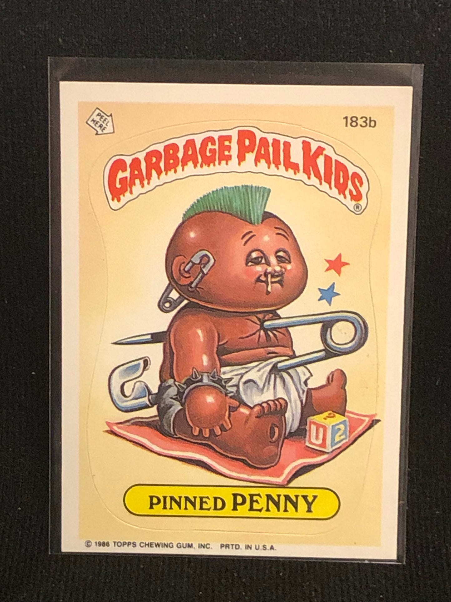 Garbage Pail Kids Original Series 5 (os5) 183b Pinned Penny