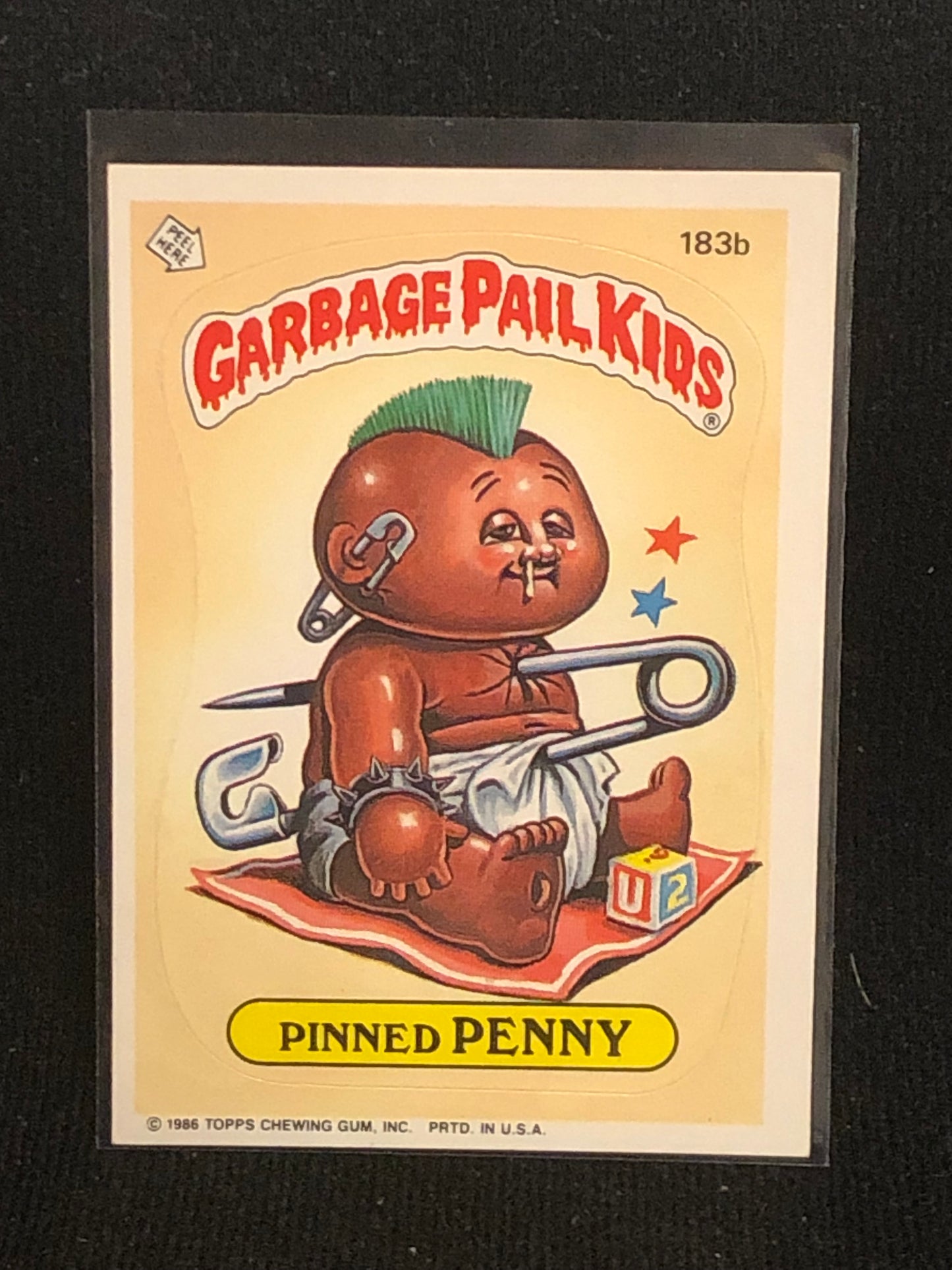 Garbage Pail Kids Original Series 5 (os5) 183b Pinned Penny