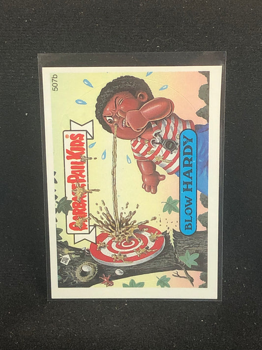 Garbage Pail Kids Original Series 13 (os13) 507b Blow Hardy