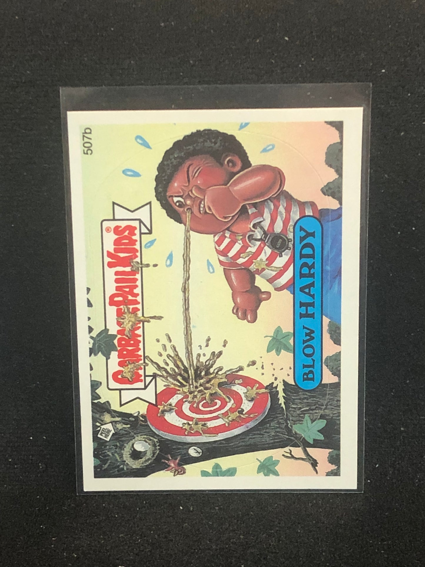 Garbage Pail Kids Original Series 13 (os13) 507b Blow Hardy