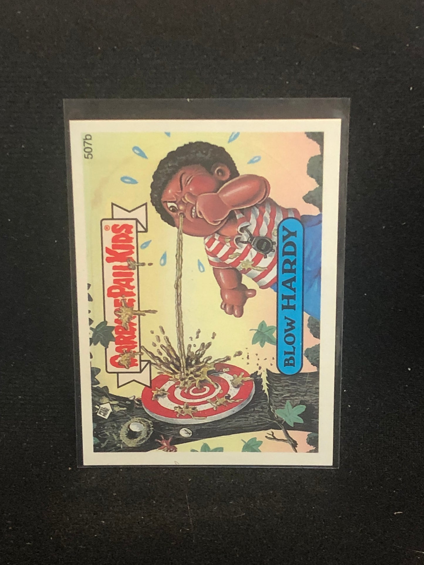 Garbage Pail Kids Original Series 13 (os13) 507b Blow Hardy