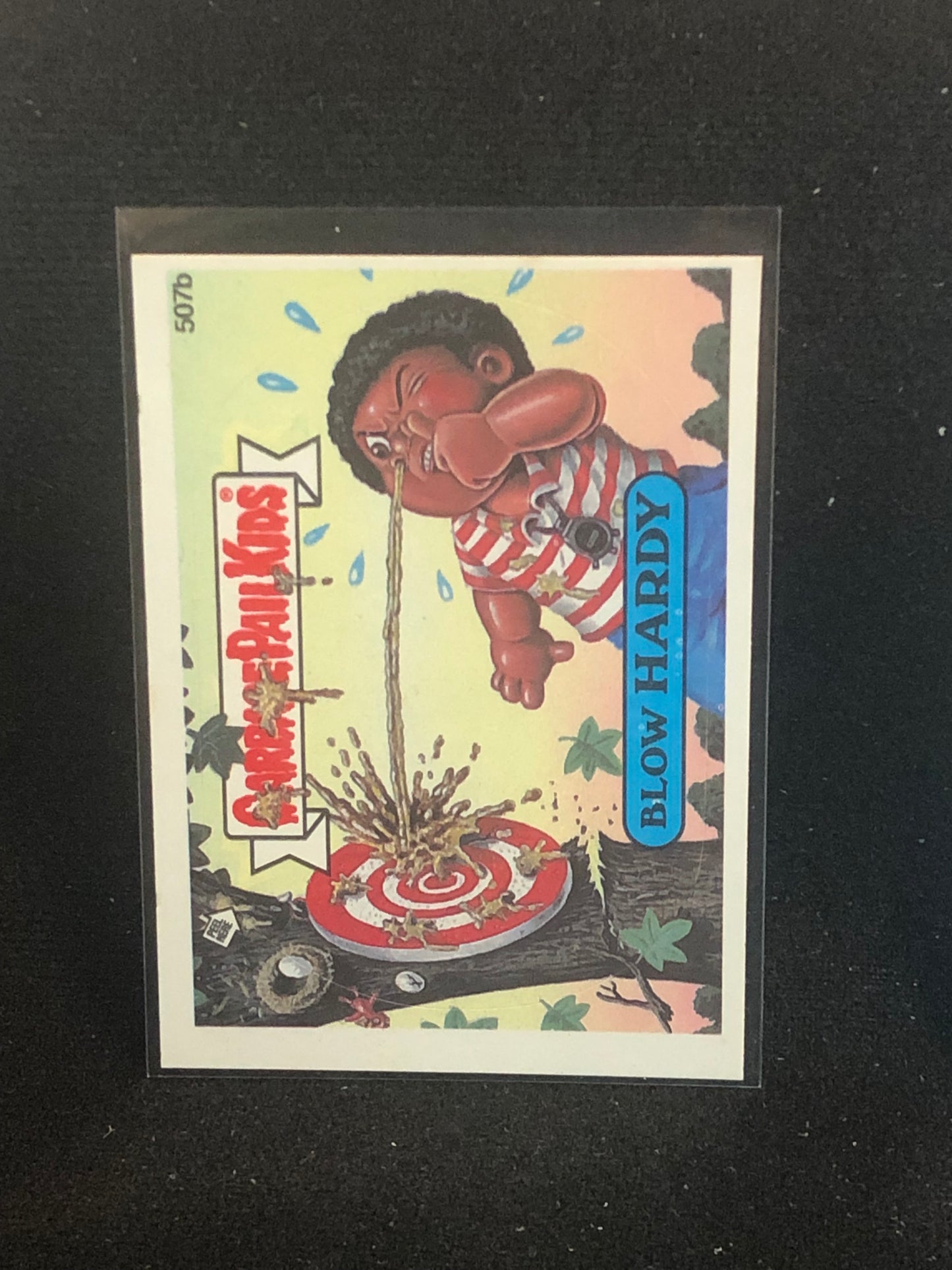 Garbage Pail Kids Original Series 13 (os13) 507b Blow Hardy