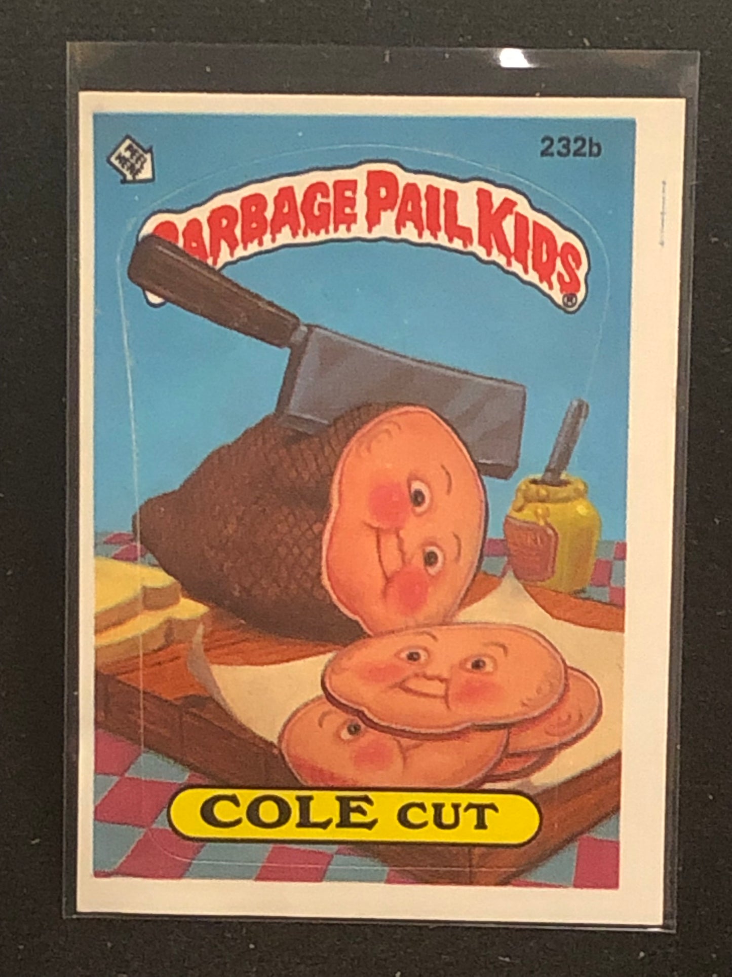 Garbage Pail Kids Original Series 6 (os6) 232b Cole Cut