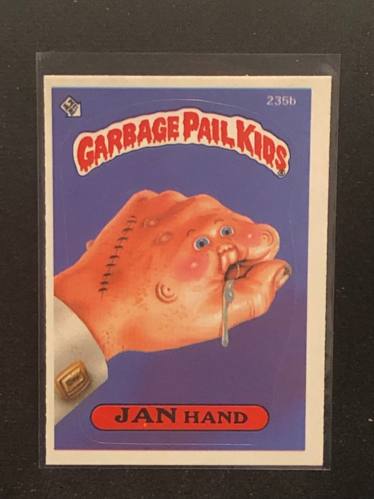 Garbage Pail Kids Original Series 6 (os6) 235b Jan Hand