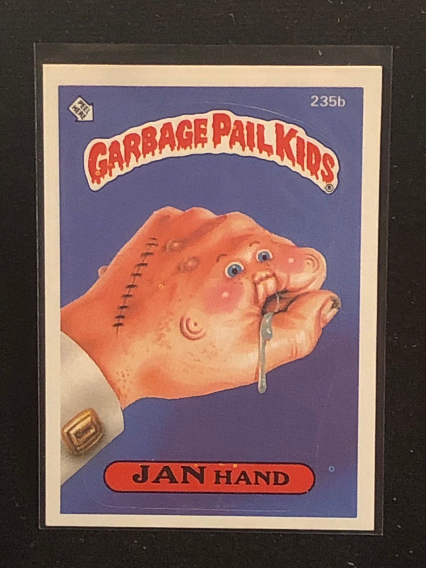 Garbage Pail Kids Original Series 6 (os6) 235b Jan Hand