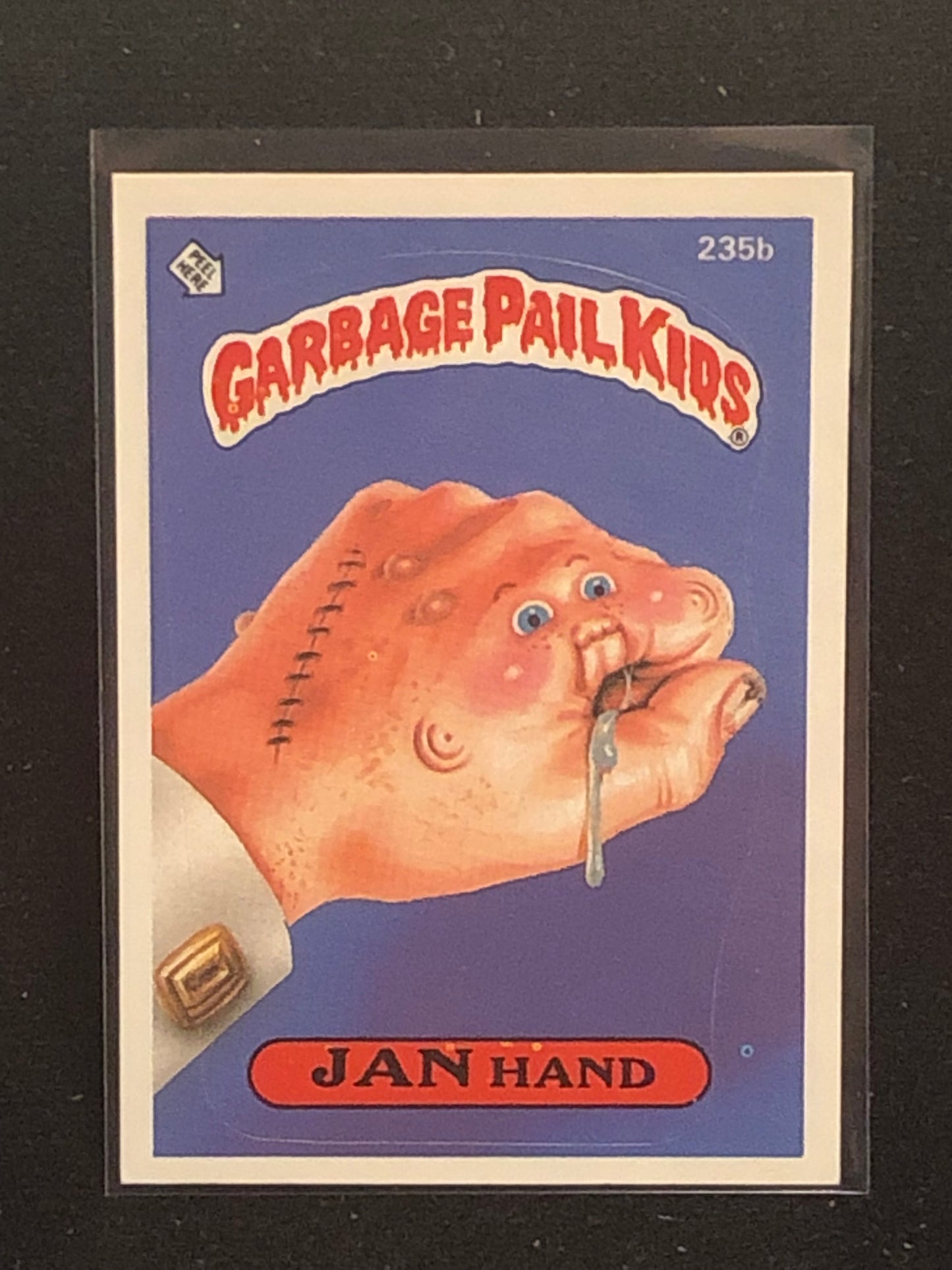 Garbage Pail Kids Original Series 6 (os6) 235b Jan Hand